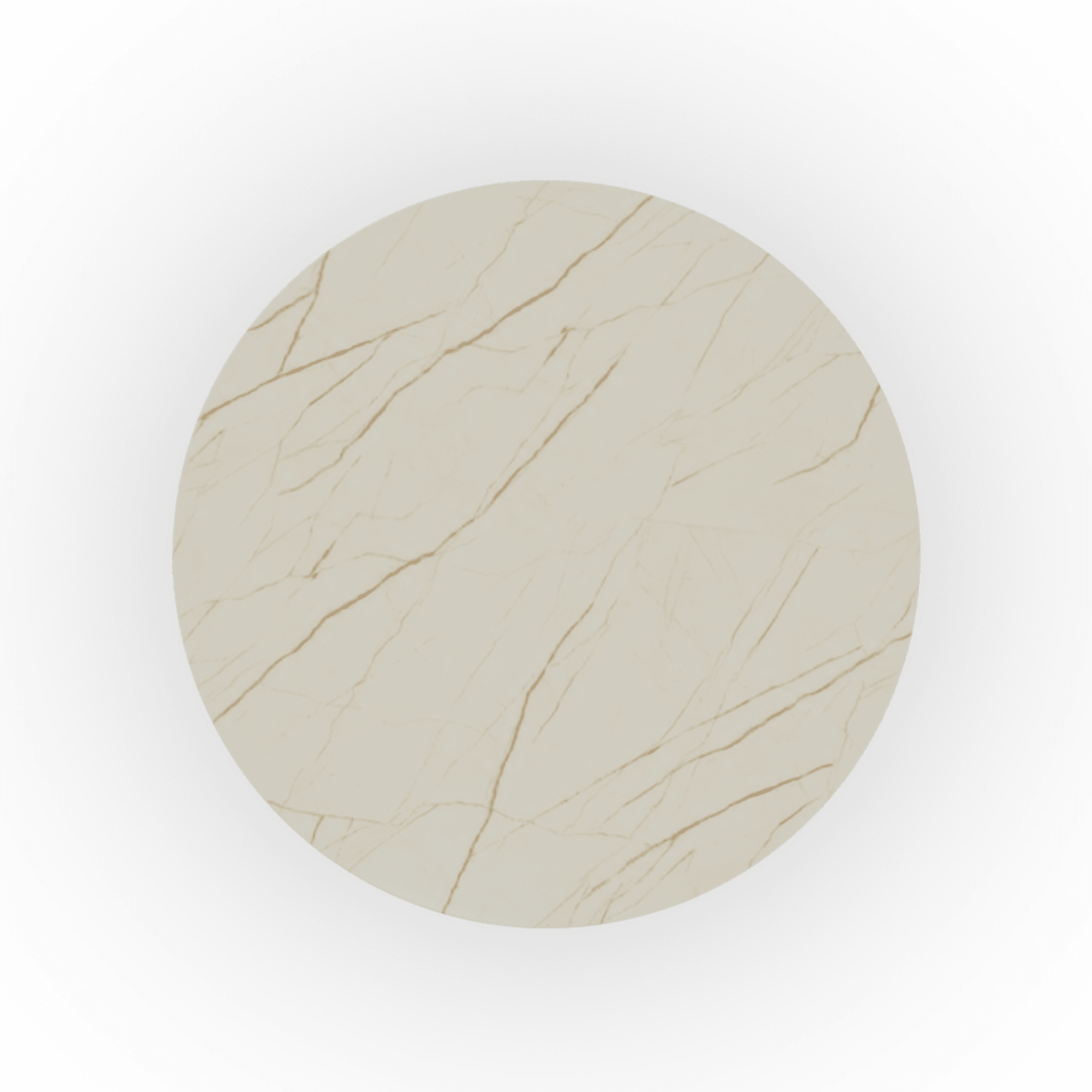 Stół okrągły ABREY złoty marmur Calligaris Eye on Design