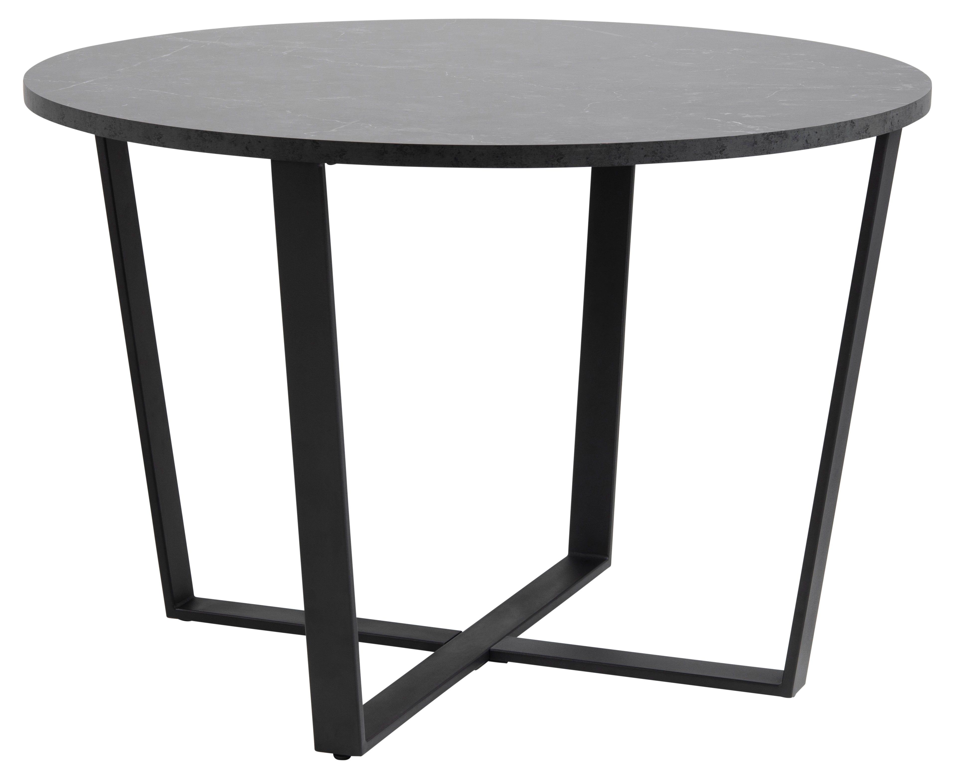 Stół okrągły AMBLE czarny marmur Home Essentials Eye on Design