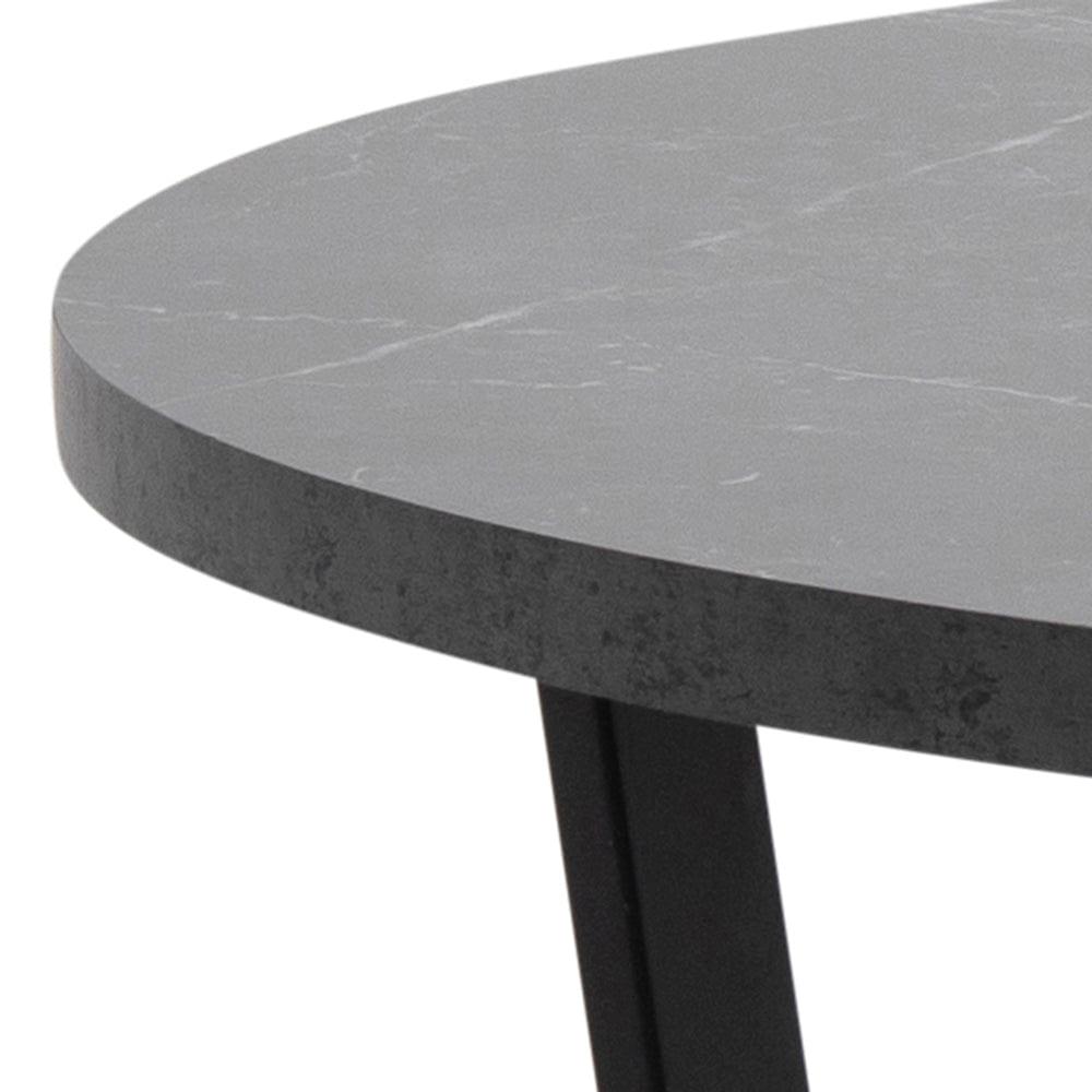 Stół okrągły AMBLE czarny marmur Home Essentials Eye on Design