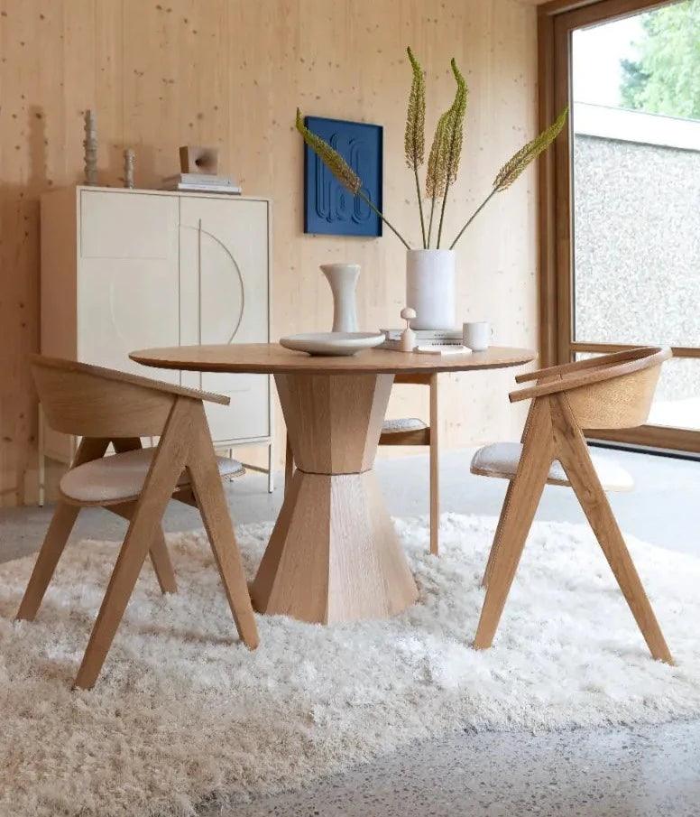 Stół okrągły LOTUS drewniany Zuiver Eye on Design