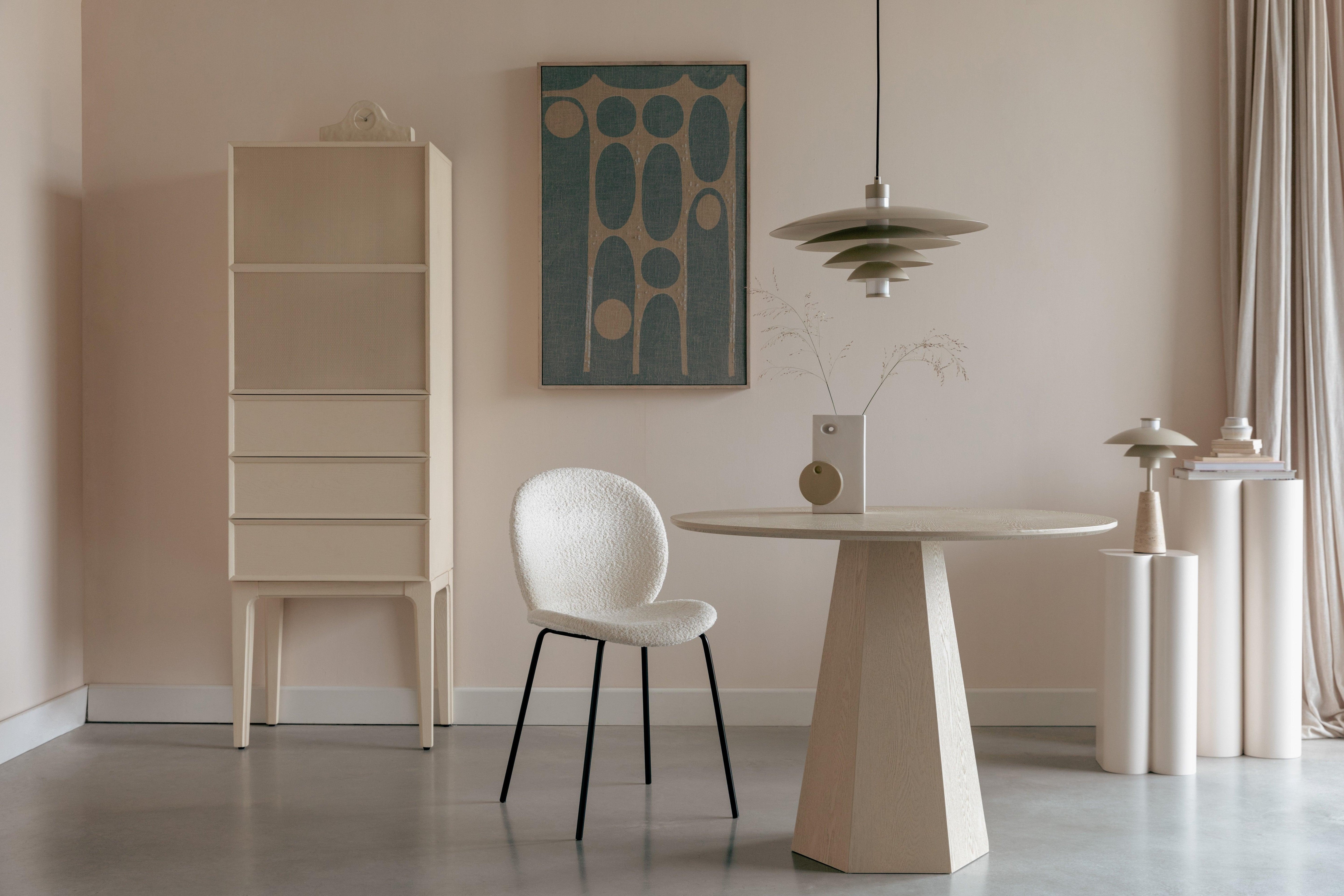 Stół okrągły PILAR fornir jesionowy Zuiver Eye on Design
