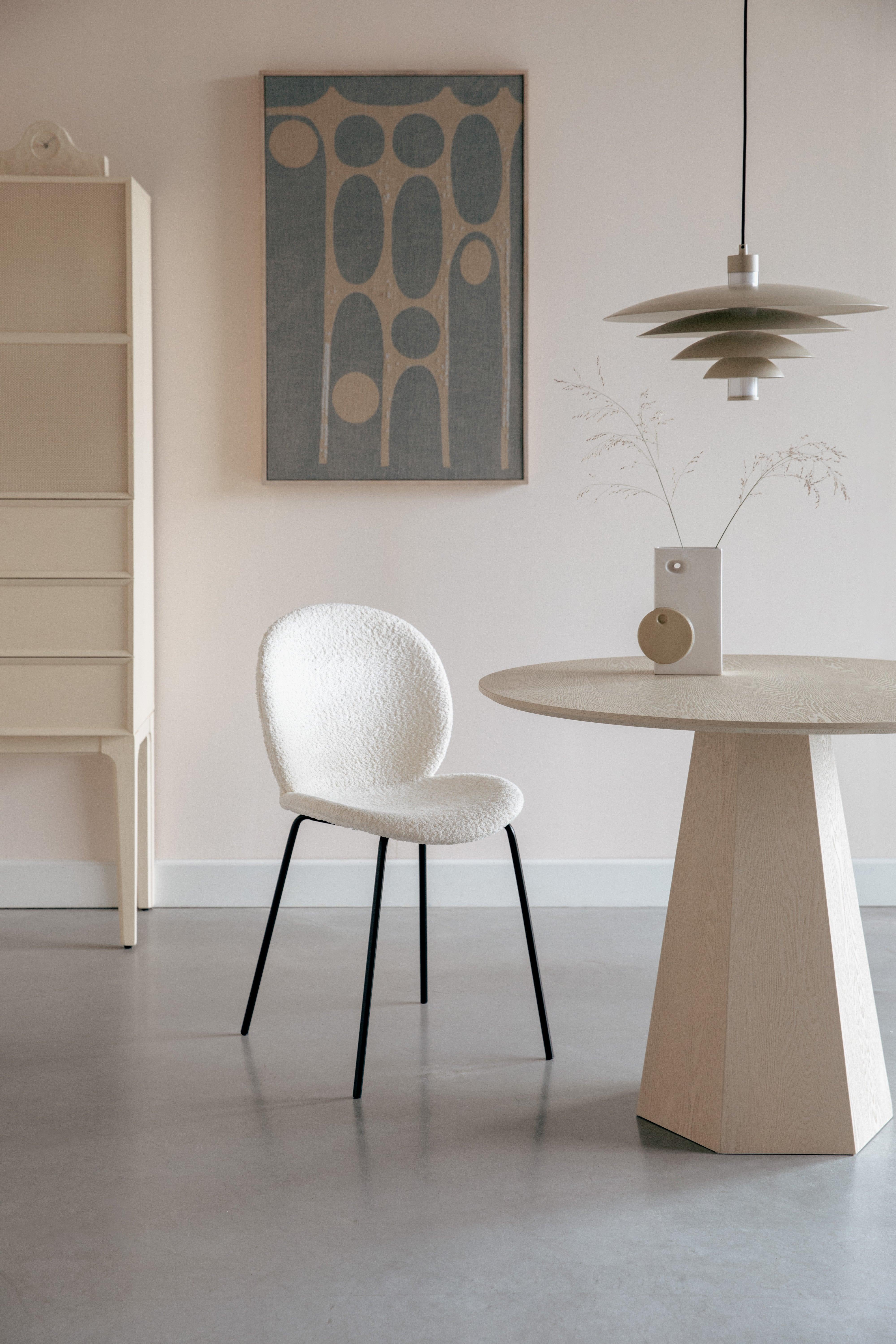 Stół okrągły PILAR fornir jesionowy Zuiver Eye on Design