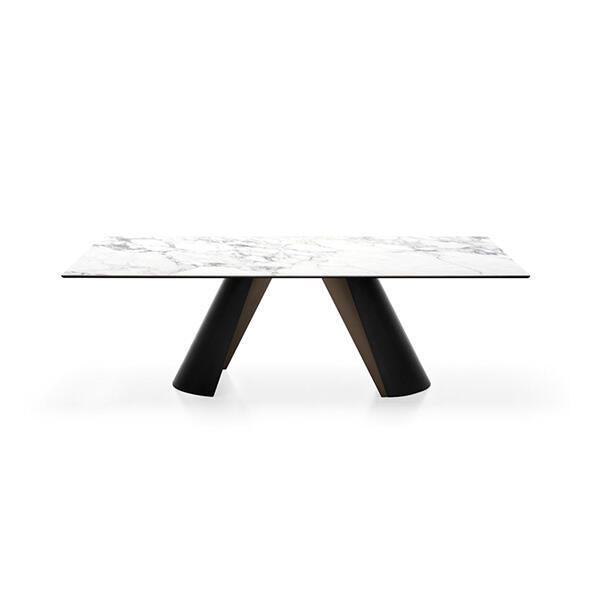 Stół prostokątny APIAN biały marmur Calligaris Eye on Design