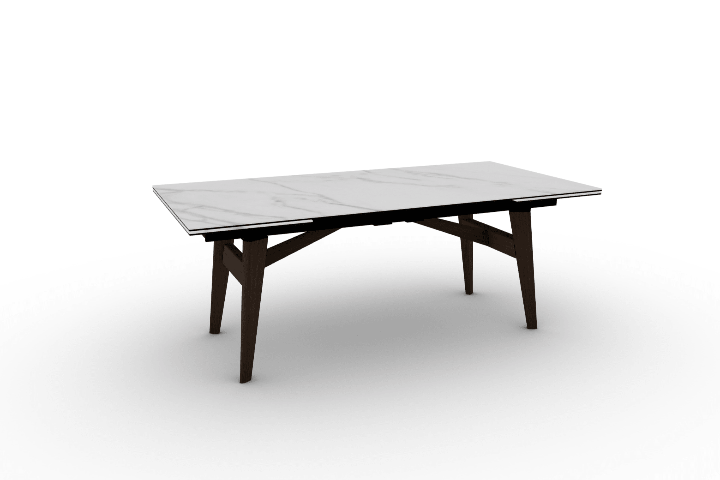 Stół prostokątny rozkładany ABREY kremowy marmur Calligaris Eye on Design
