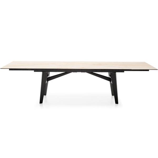 Stół prostokątny rozkładany ABREY piaskowy marmur Calligaris Eye on Design