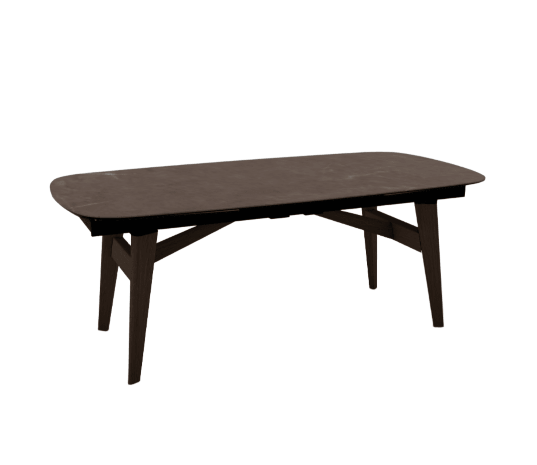 Stół rozkładany ABREY brązowa ceramika Calligaris Eye on Design