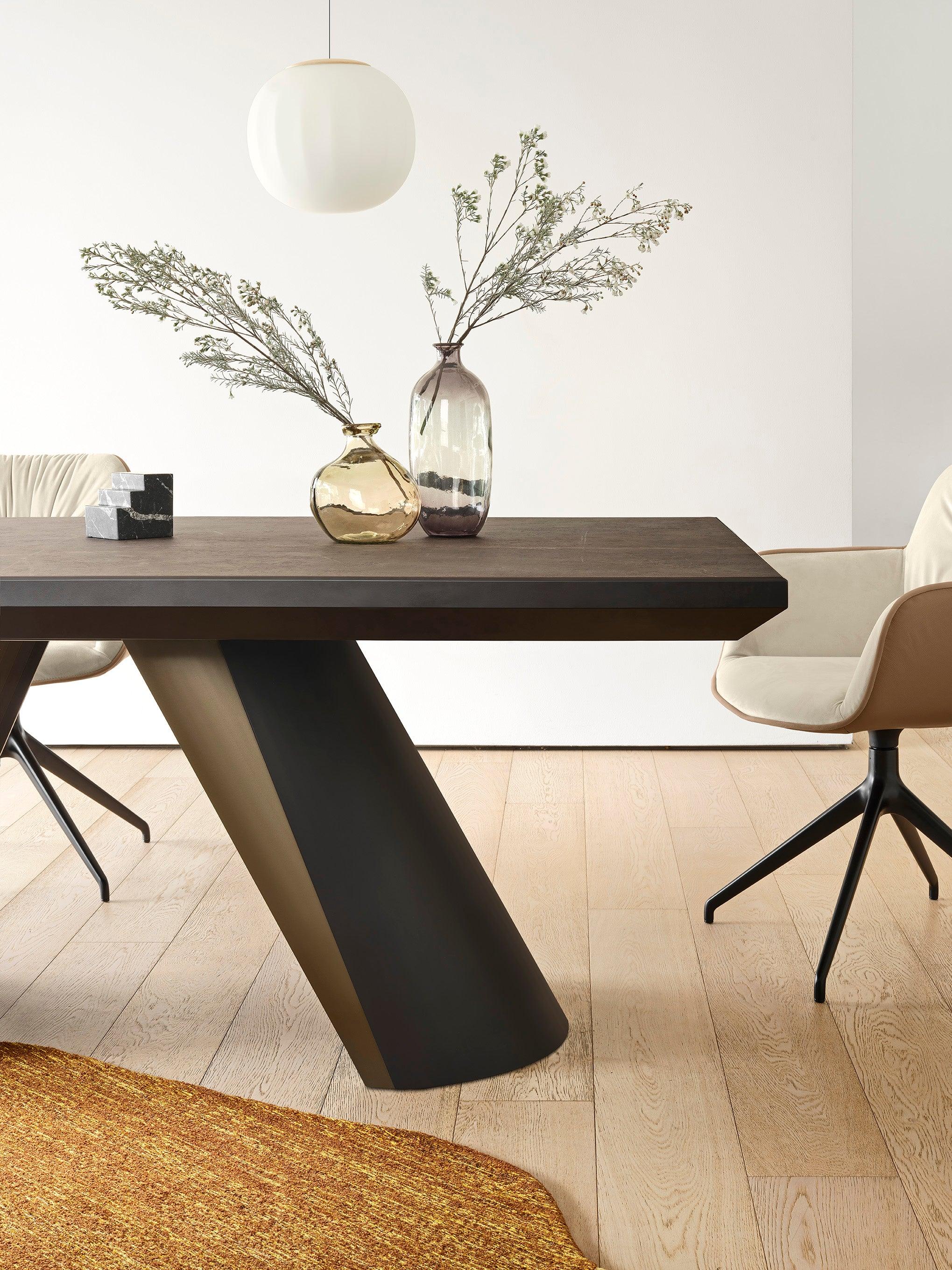 Stół rozkładany APIAN brązowa ceramika Calligaris Eye on Design