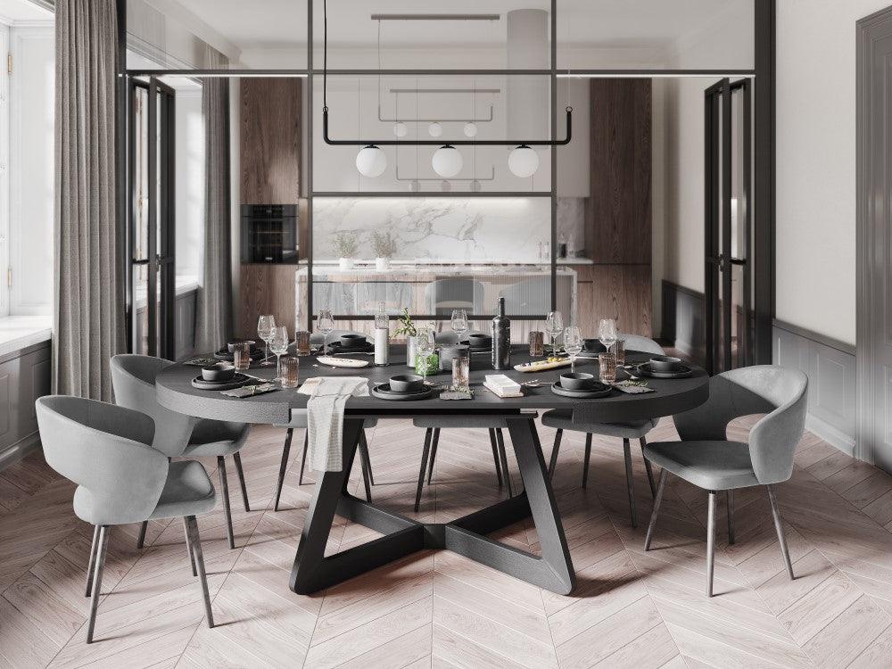 Stół rozkładany BODIL czarny dąb Windsor & Co Eye on Design