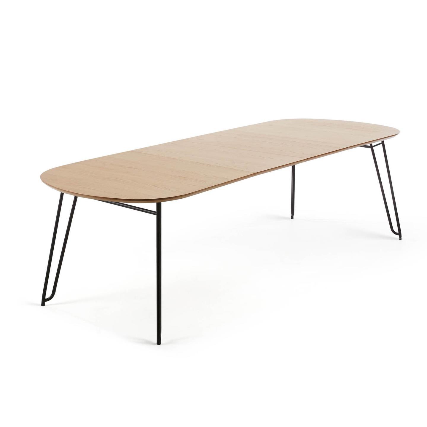 Stół rozkładany NOVAC fornir dębowy La Forma 140-220 x 90 cm Eye on Design