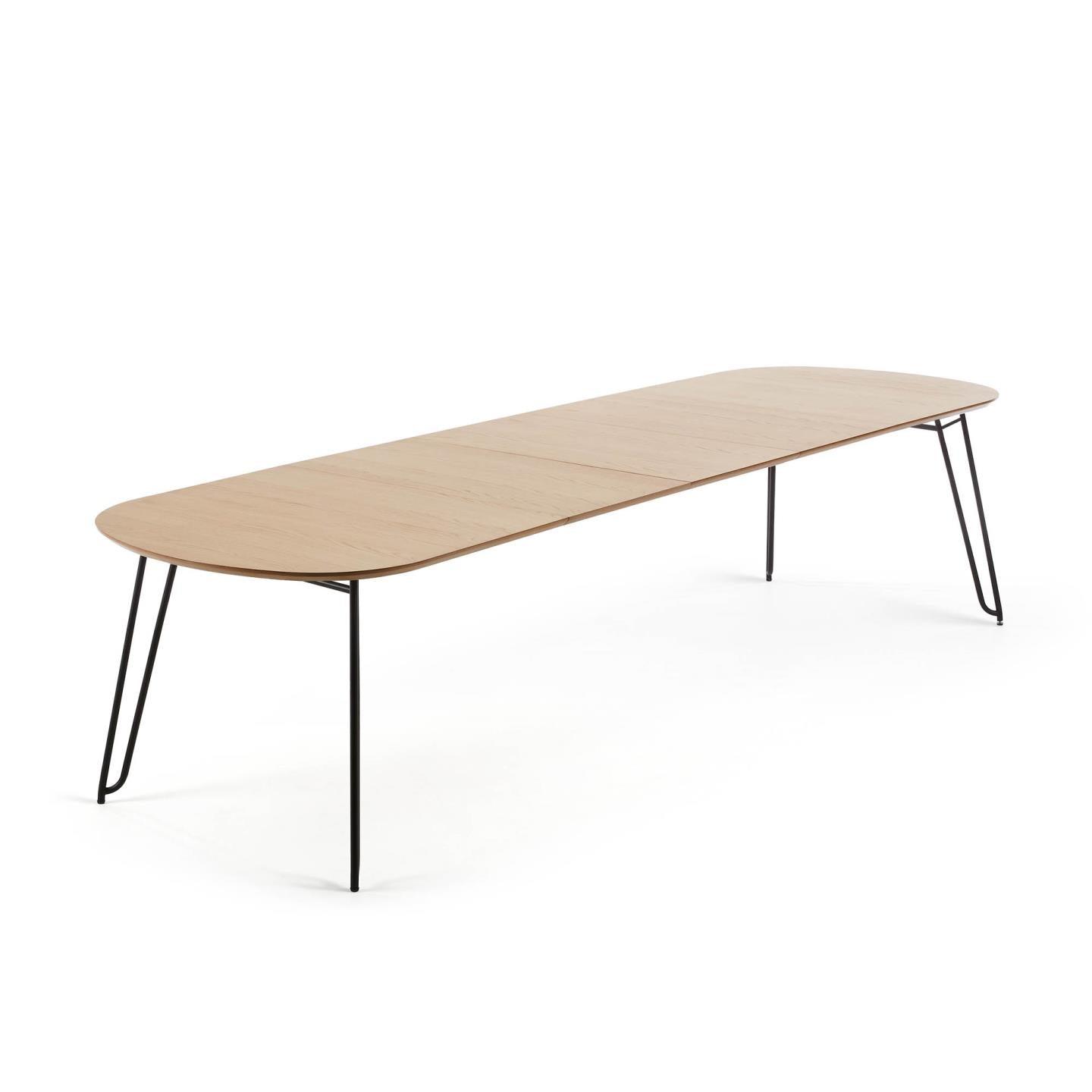 Stół rozkładany NOVAC fornir dębowy La Forma 170-320 x 100 cm Eye on Design