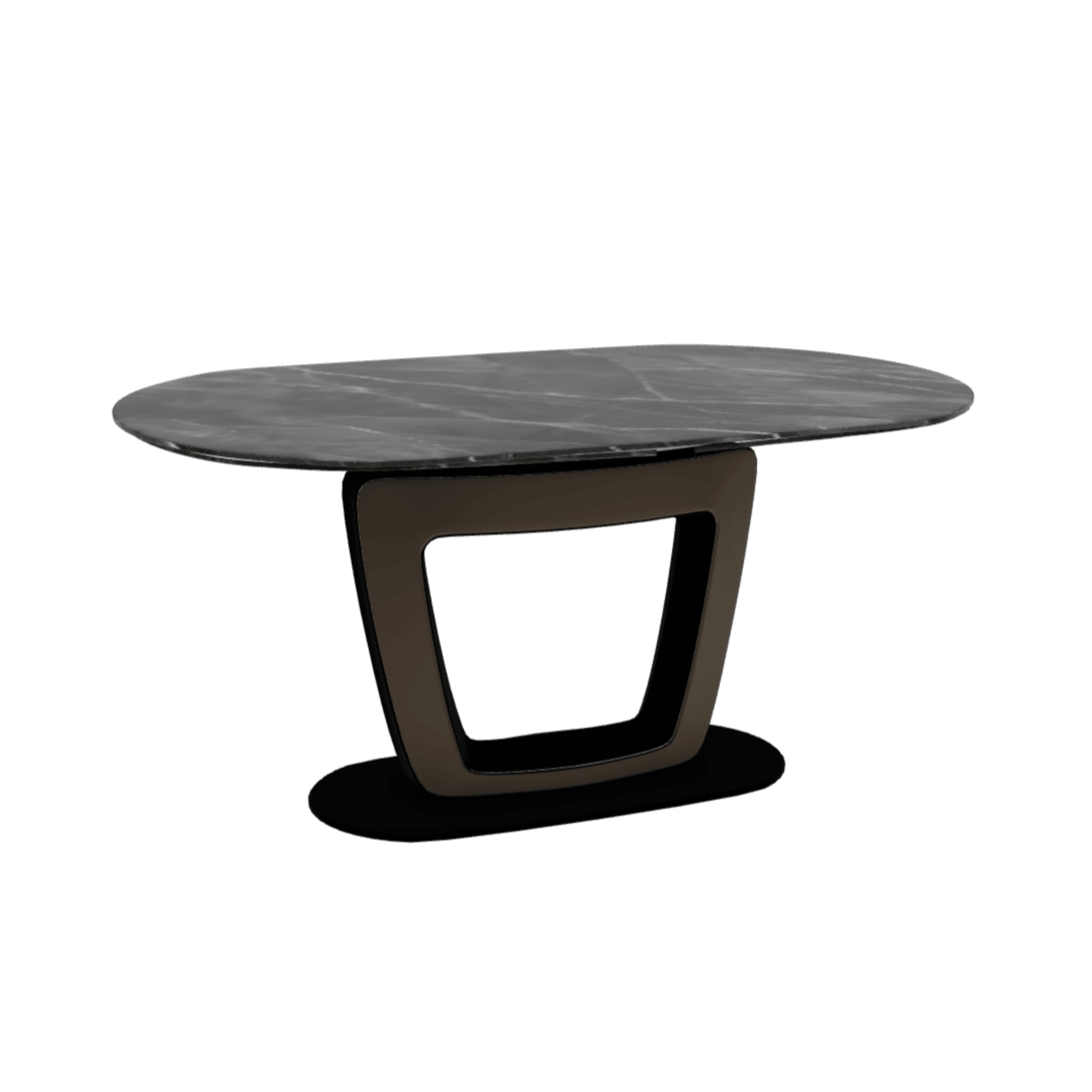 Stół rozkładany ORBITAL antracytowy marmur Calligaris Eye on Design