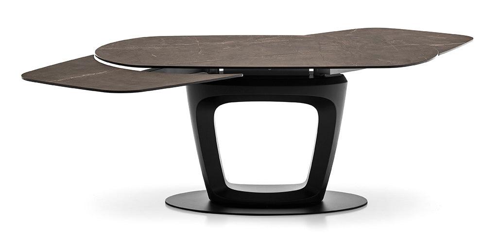 Stół rozkładany ORBITAL brązowa ceramika Calligaris Eye on Design