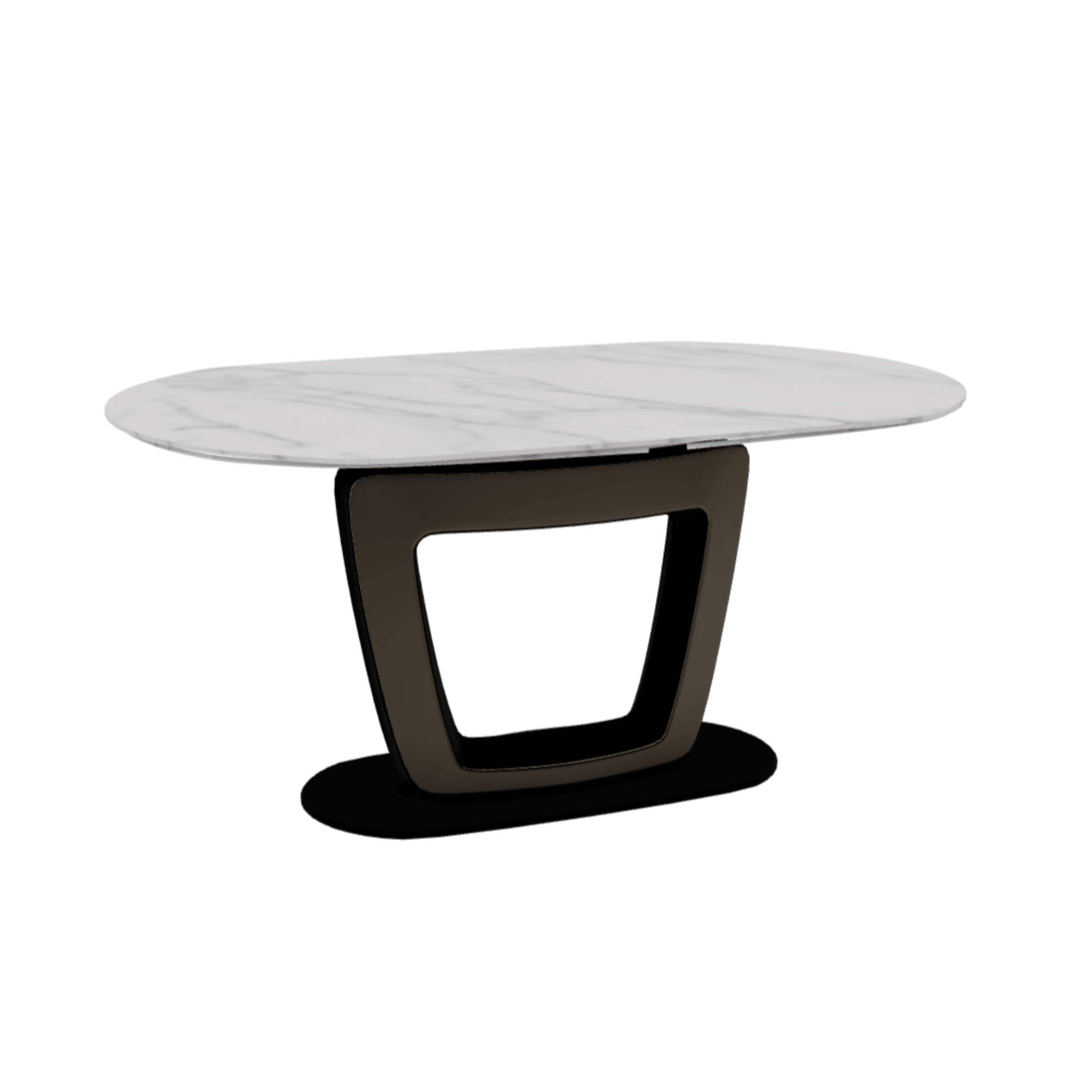 Stół rozkładany ORBITAL kremowy marmur Calligaris Eye on Design