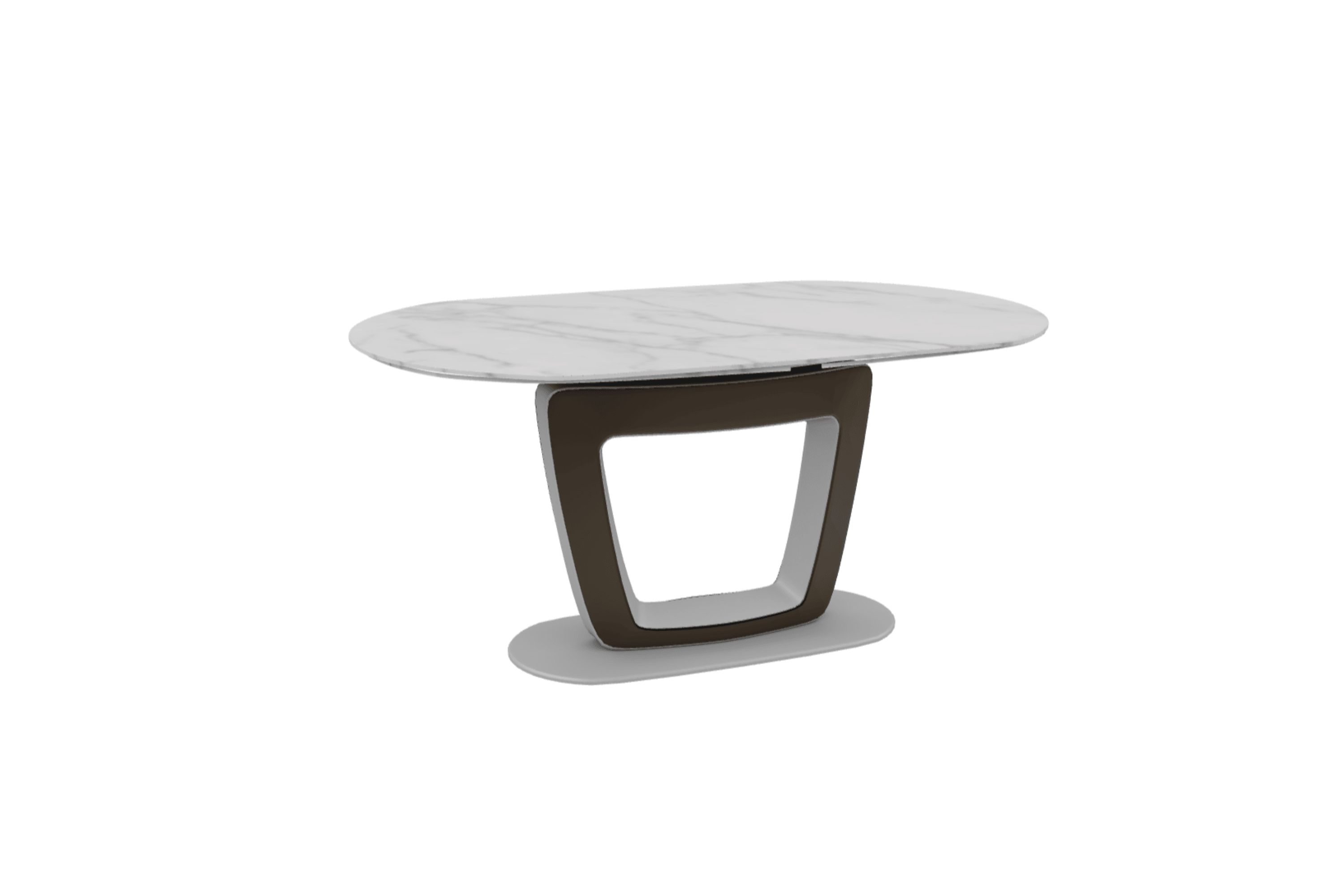 Stół rozkładany ORBITAL kremowy marmur Calligaris Eye on Design