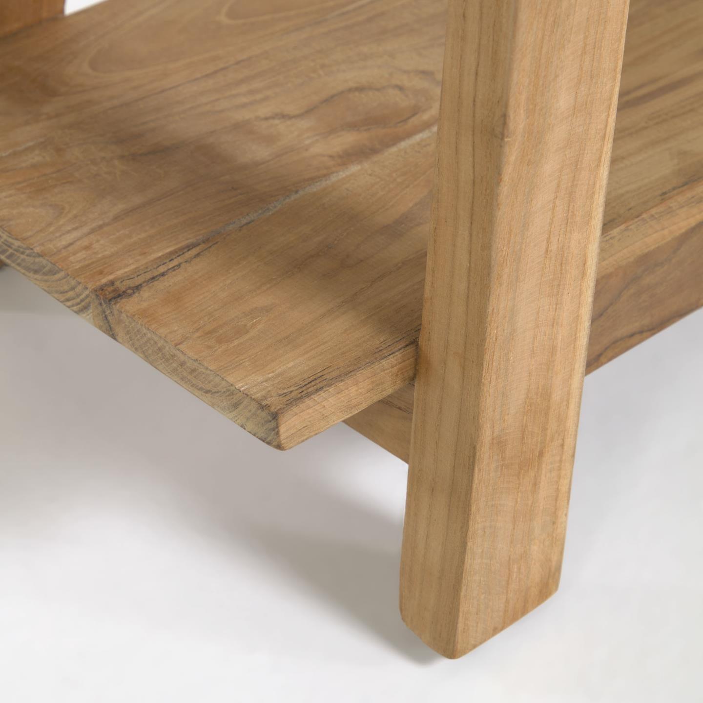 Stołek SAFARA lite drewno tekowe La Forma Eye on Design