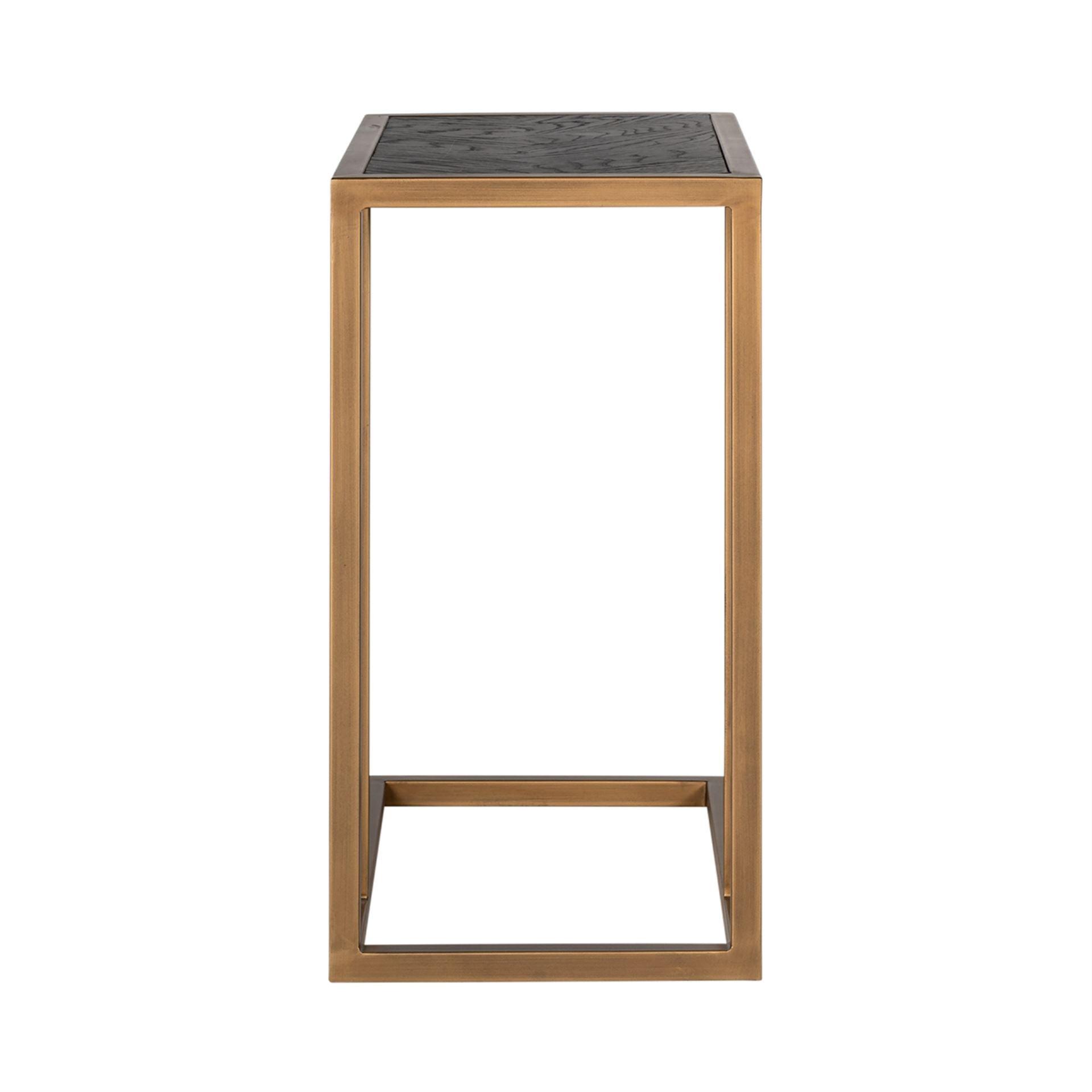 Stolik boczny BLACKBONE mosiężny Richmond Interiors Eye on Design