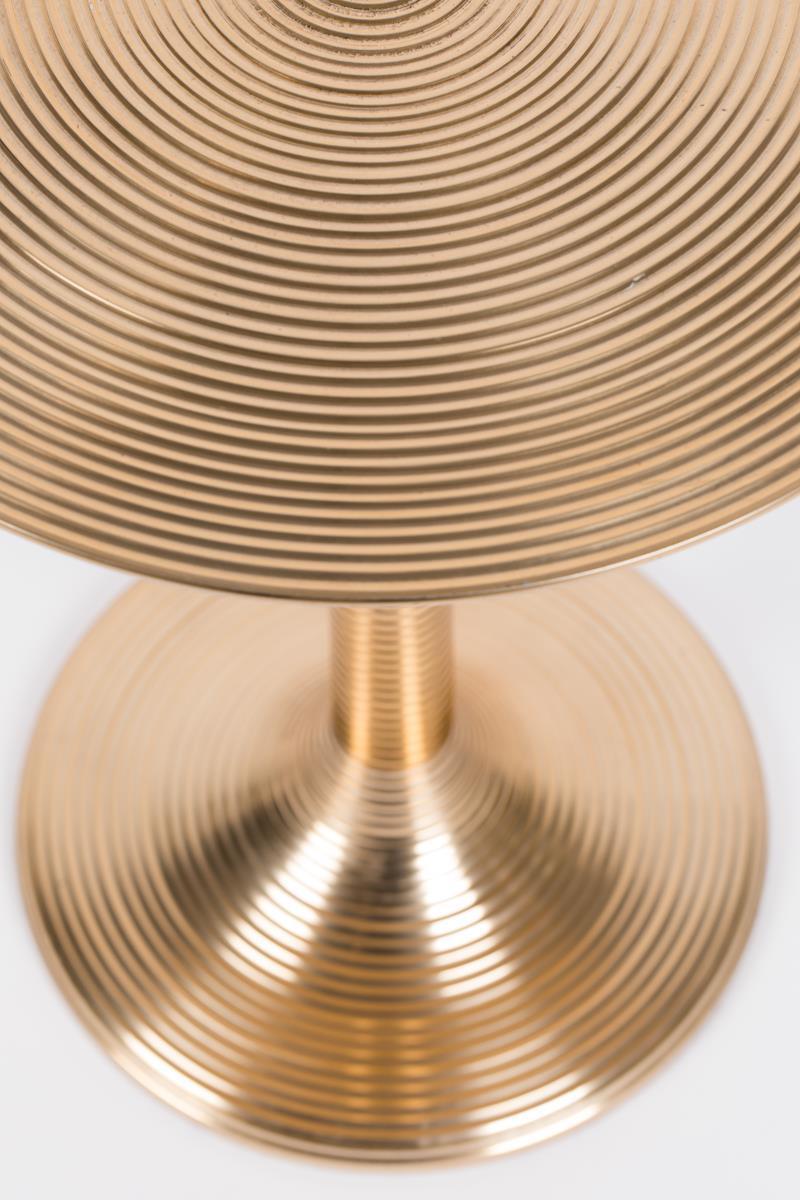 Stolik boczny HYPNOTISING ROUND mosiądz Bold Monkey Eye on Design