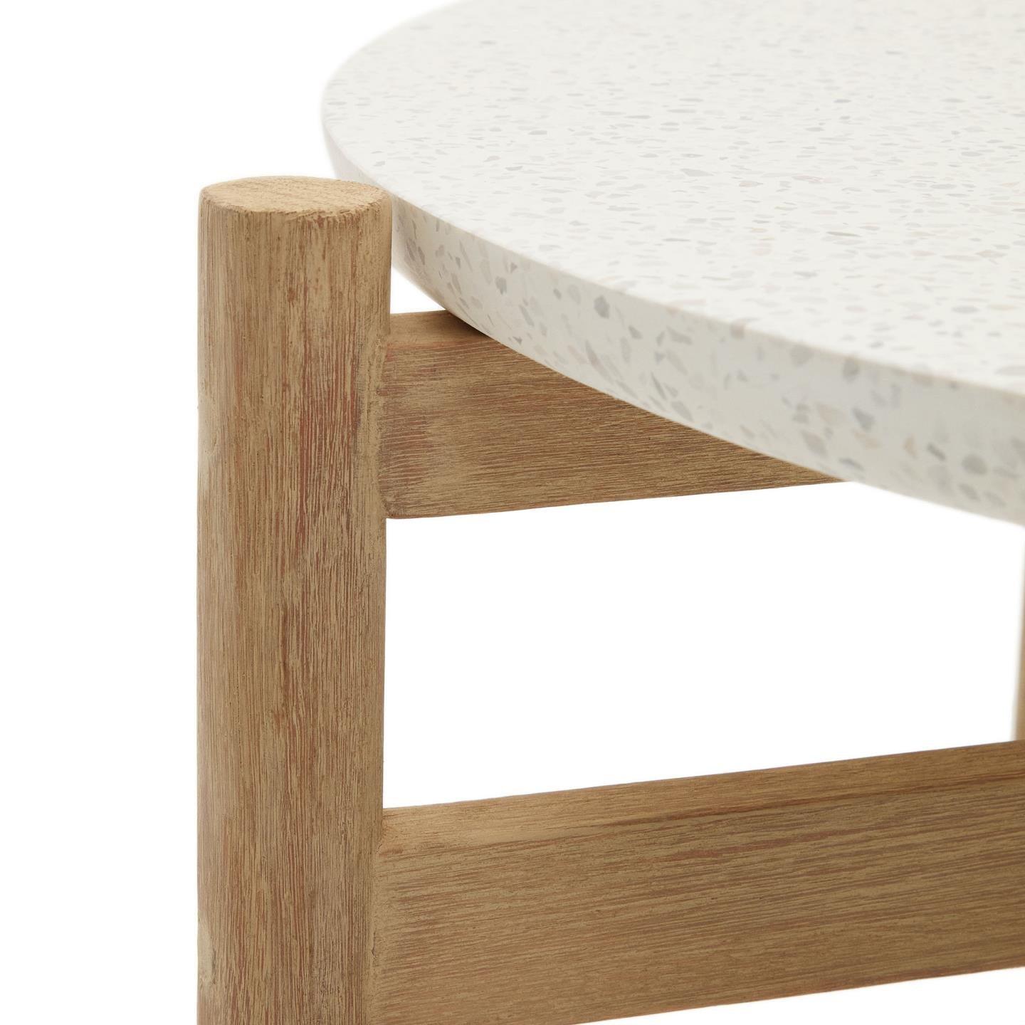 Stolik kawowy POLA lite drewno eukaliptusowe La Forma Eye on Design