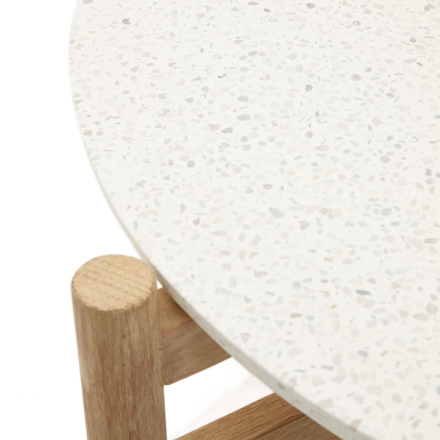 Stolik kawowy POLA lite drewno eukaliptusowe La Forma Eye on Design