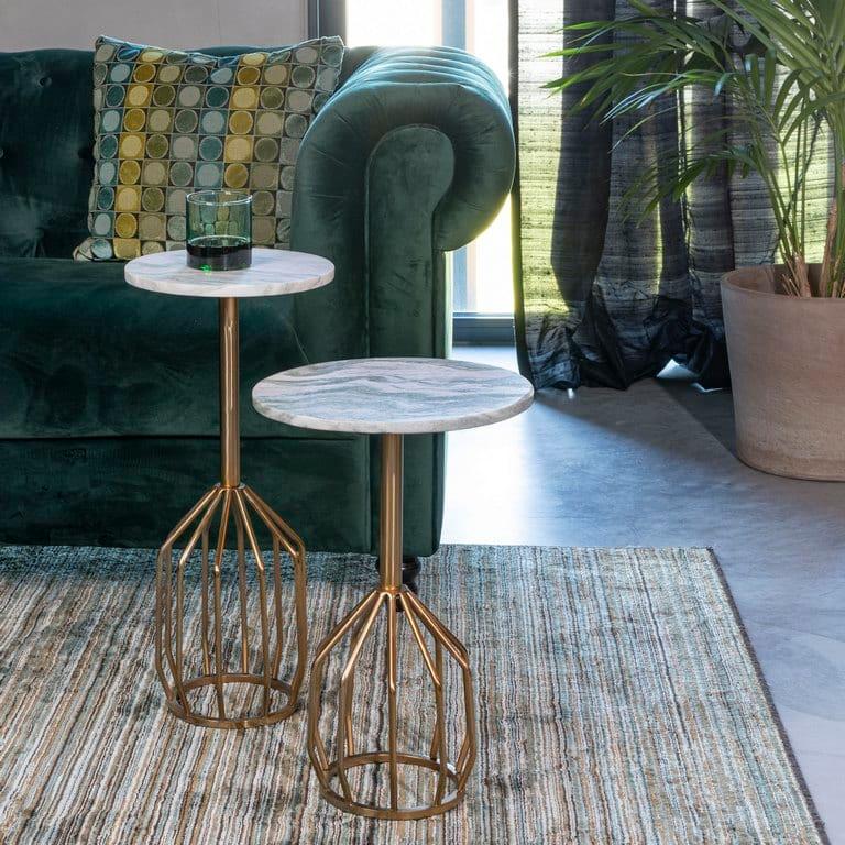 Stolik kawowy SALERNO M marmur Dutchbone Eye on Design