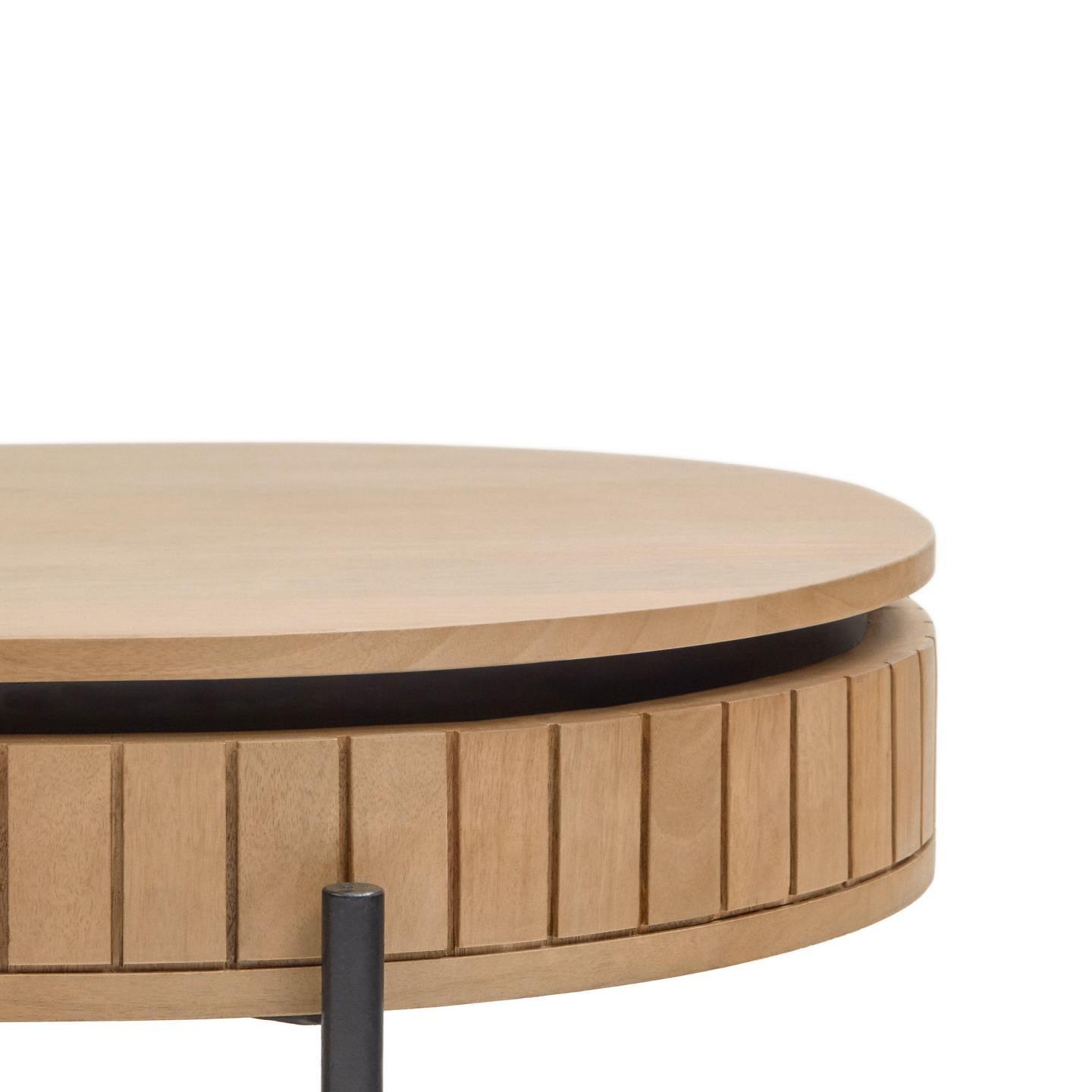Stolik kawowy z szufladą LICIA lite drewno mango La Forma Eye on Design