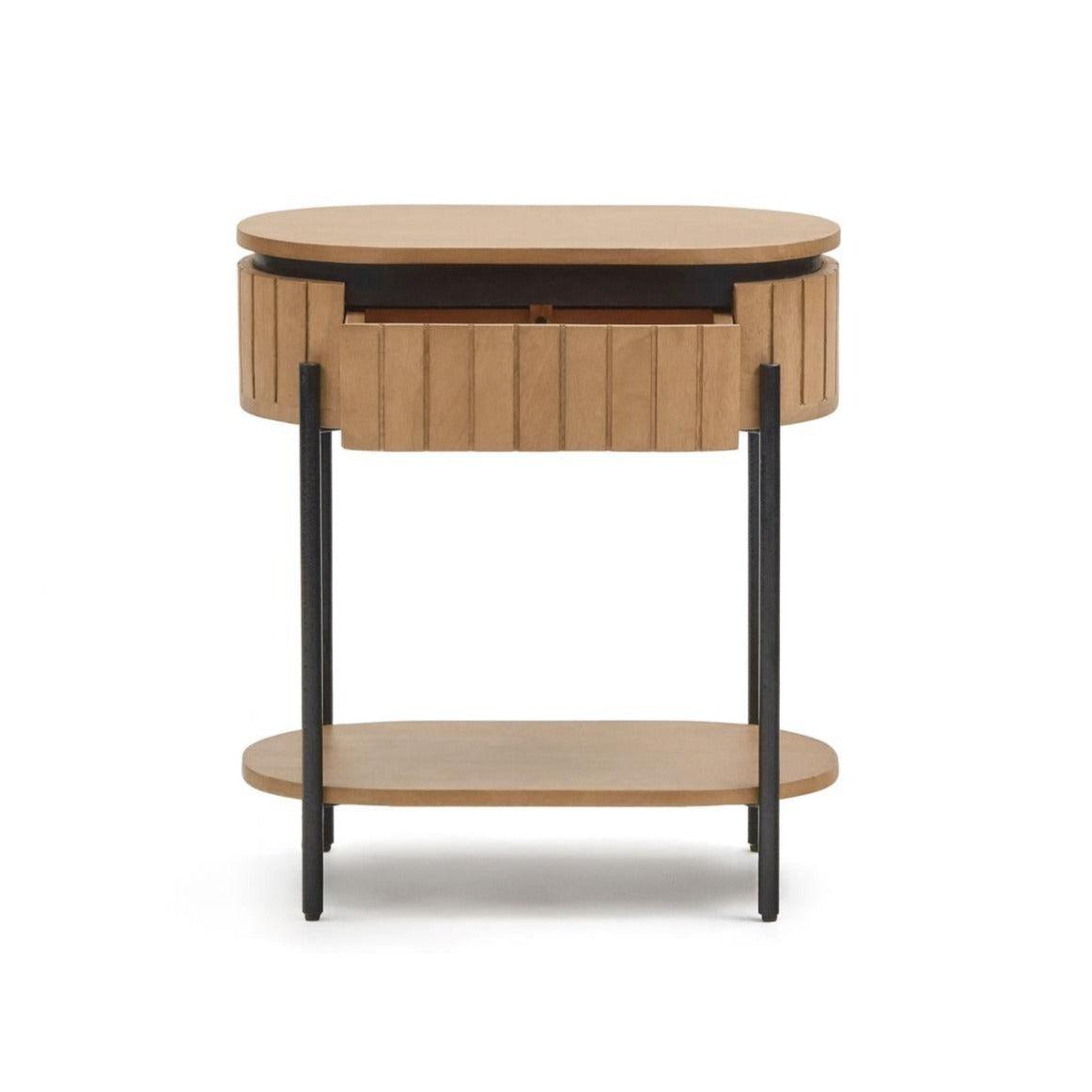 Stolik nocny LICIA lite drewno mango La Forma Eye on Design