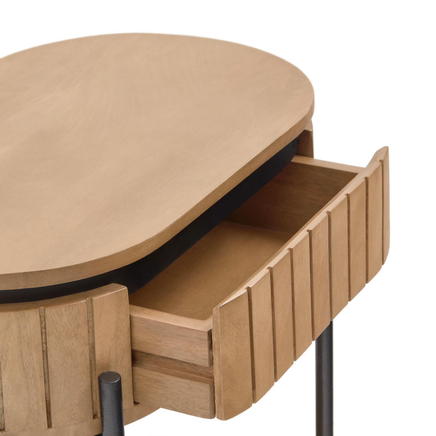 Stolik nocny LICIA lite drewno mango La Forma Eye on Design