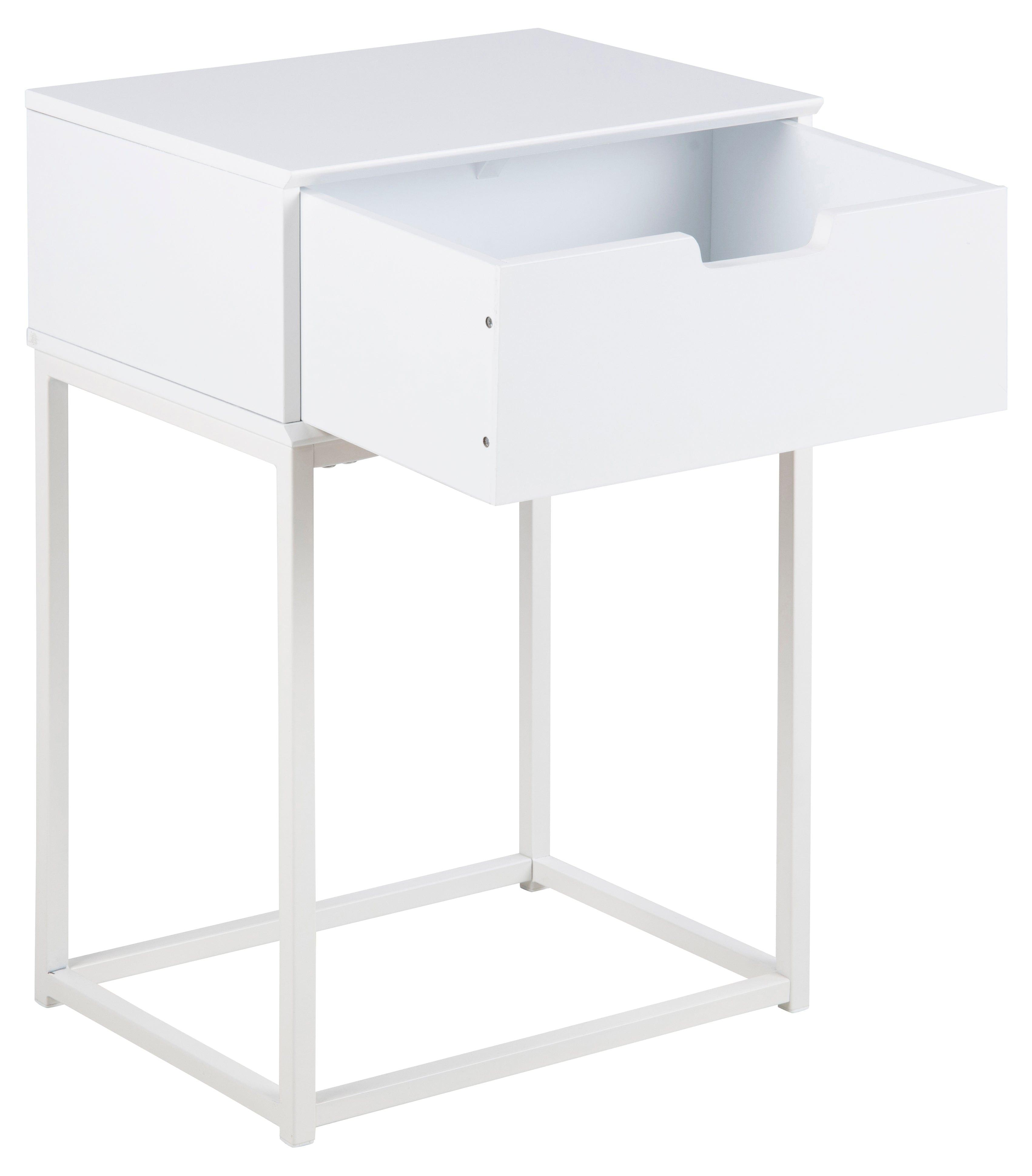 Stolik nocny MITRA biały Home Essentials Eye on Design