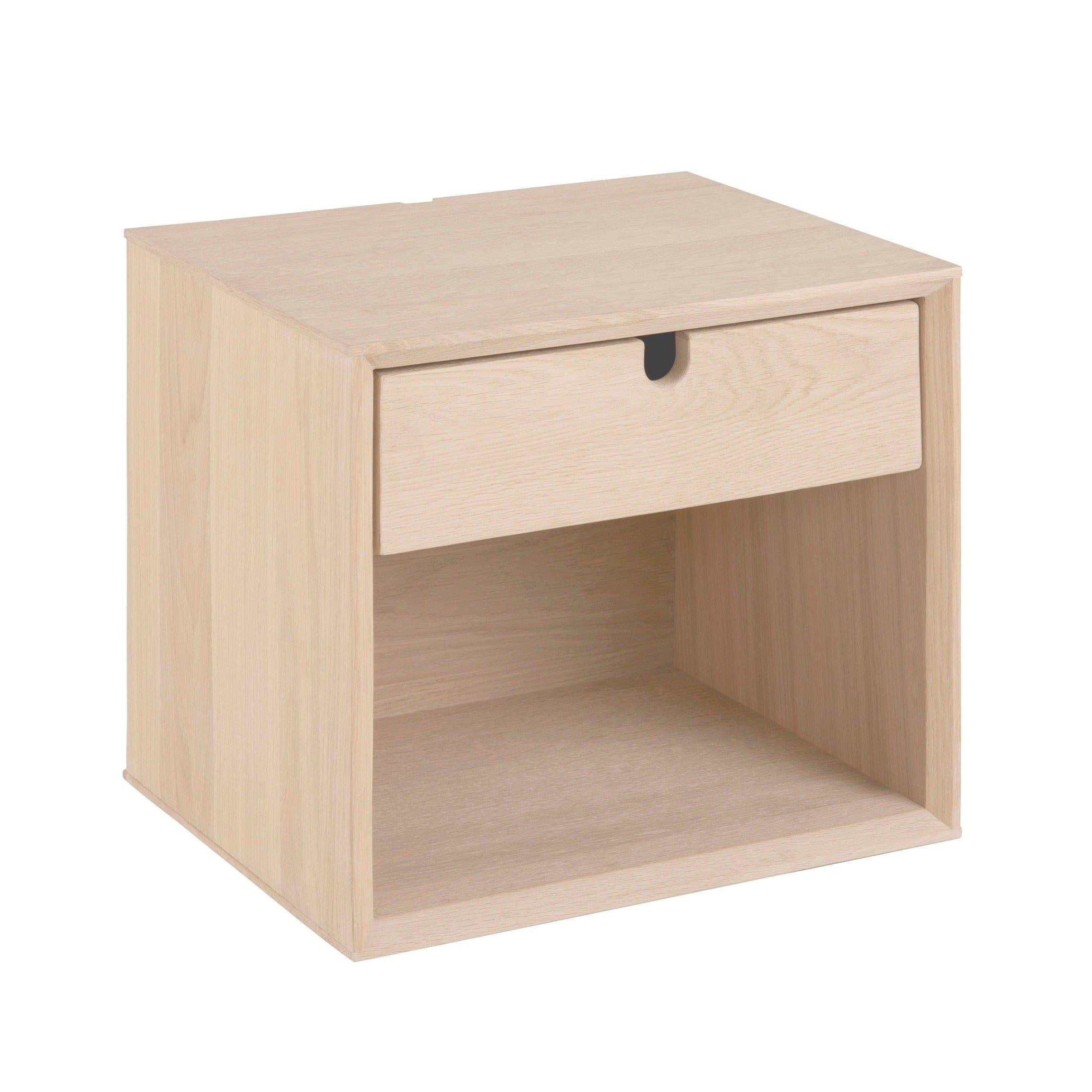 Stolik nocny wysoki ANNI drewniany Home Essentials Eye on Design