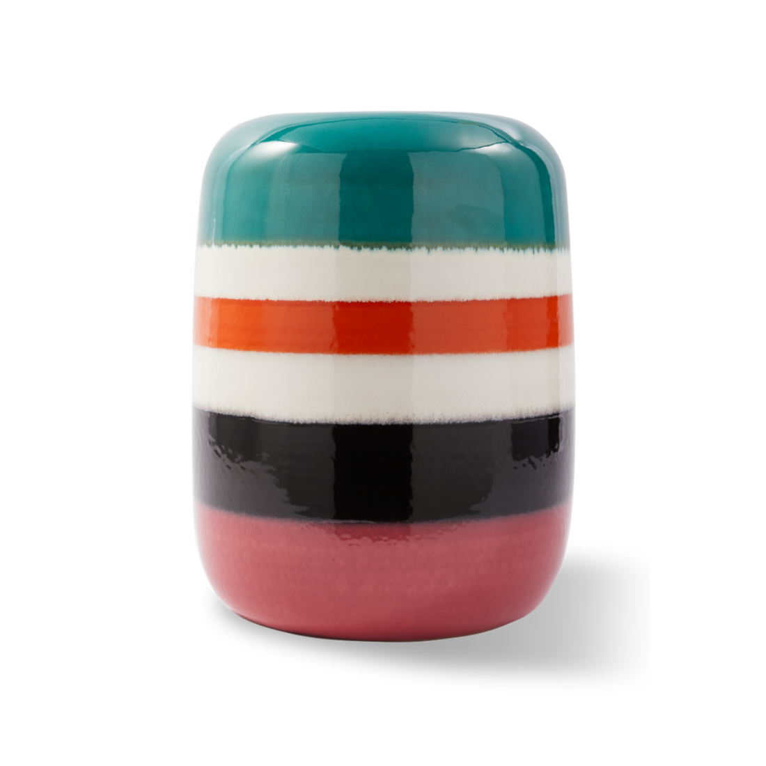 Stolik boczny STRIPED PILL kolorowa ceramika