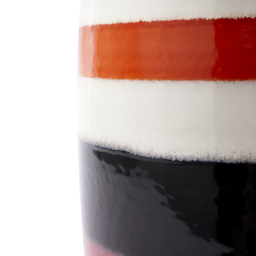 Stolik boczny STRIPED PILL kolorowa ceramika