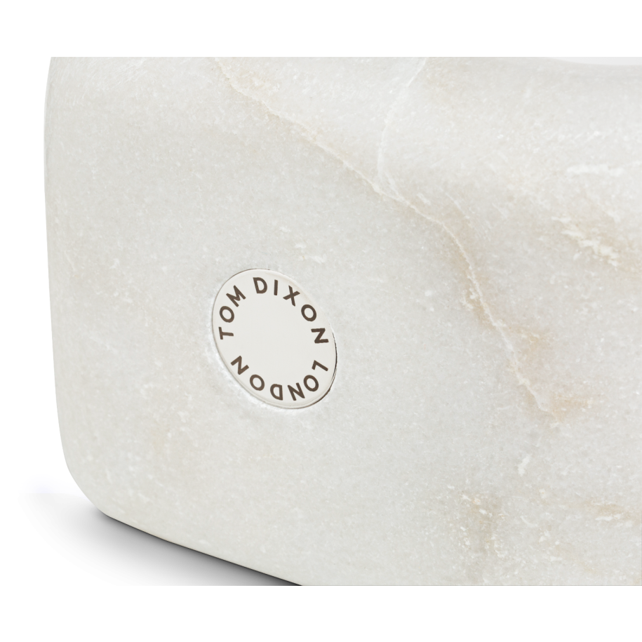 Podpórki do książek STONE biały marmur