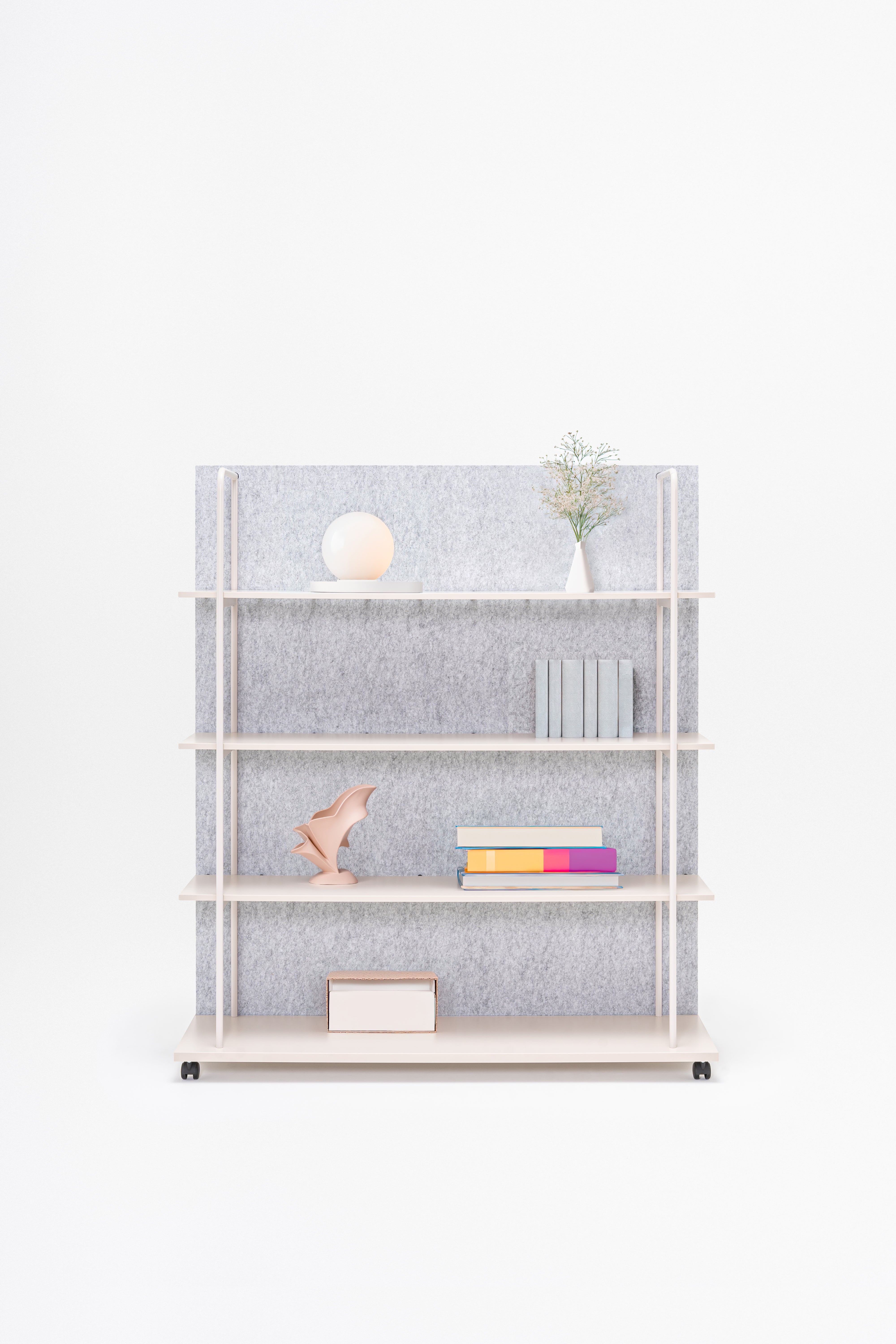Steel shelving tanca rear from felt