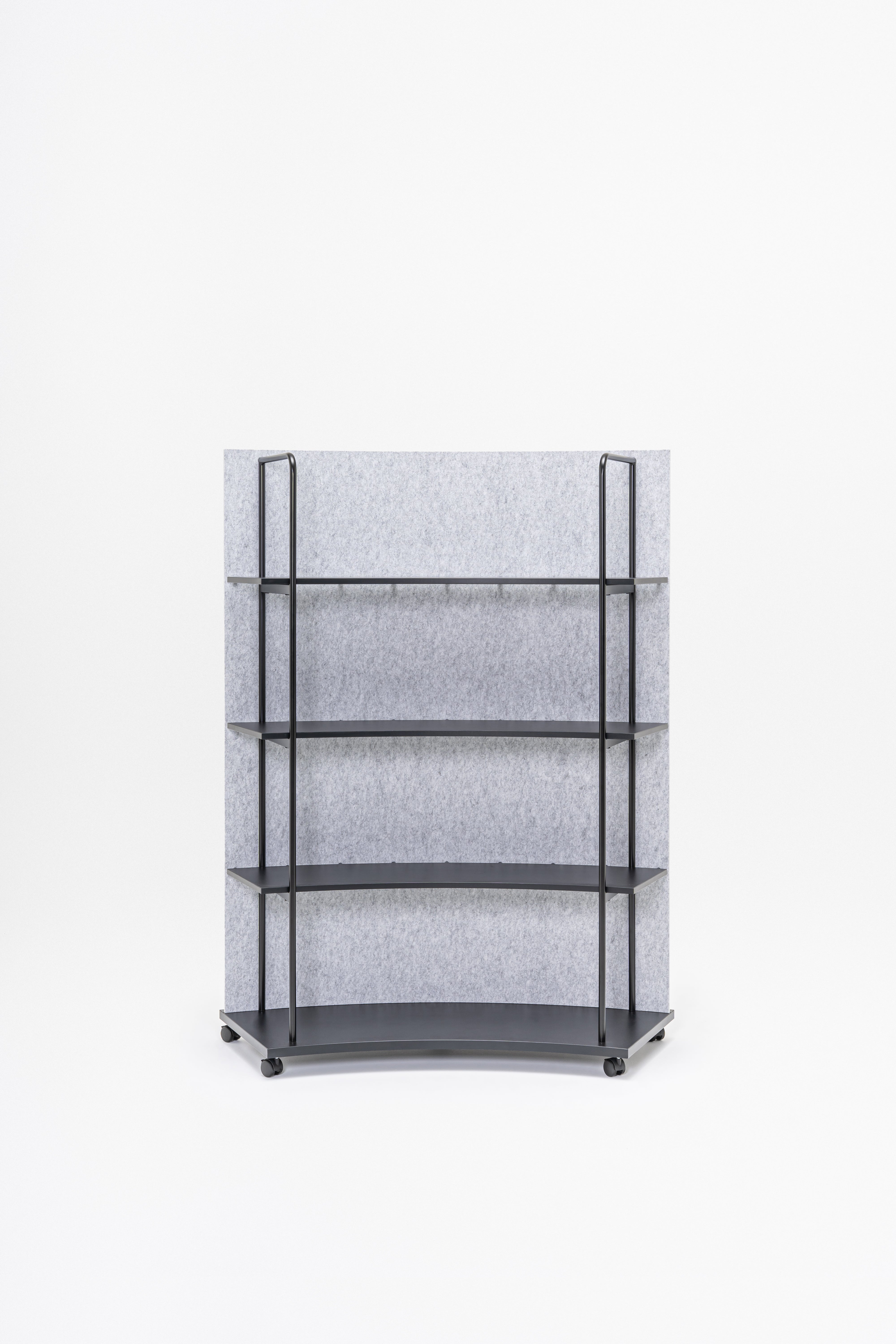 Steel shelving tanca rear from felt