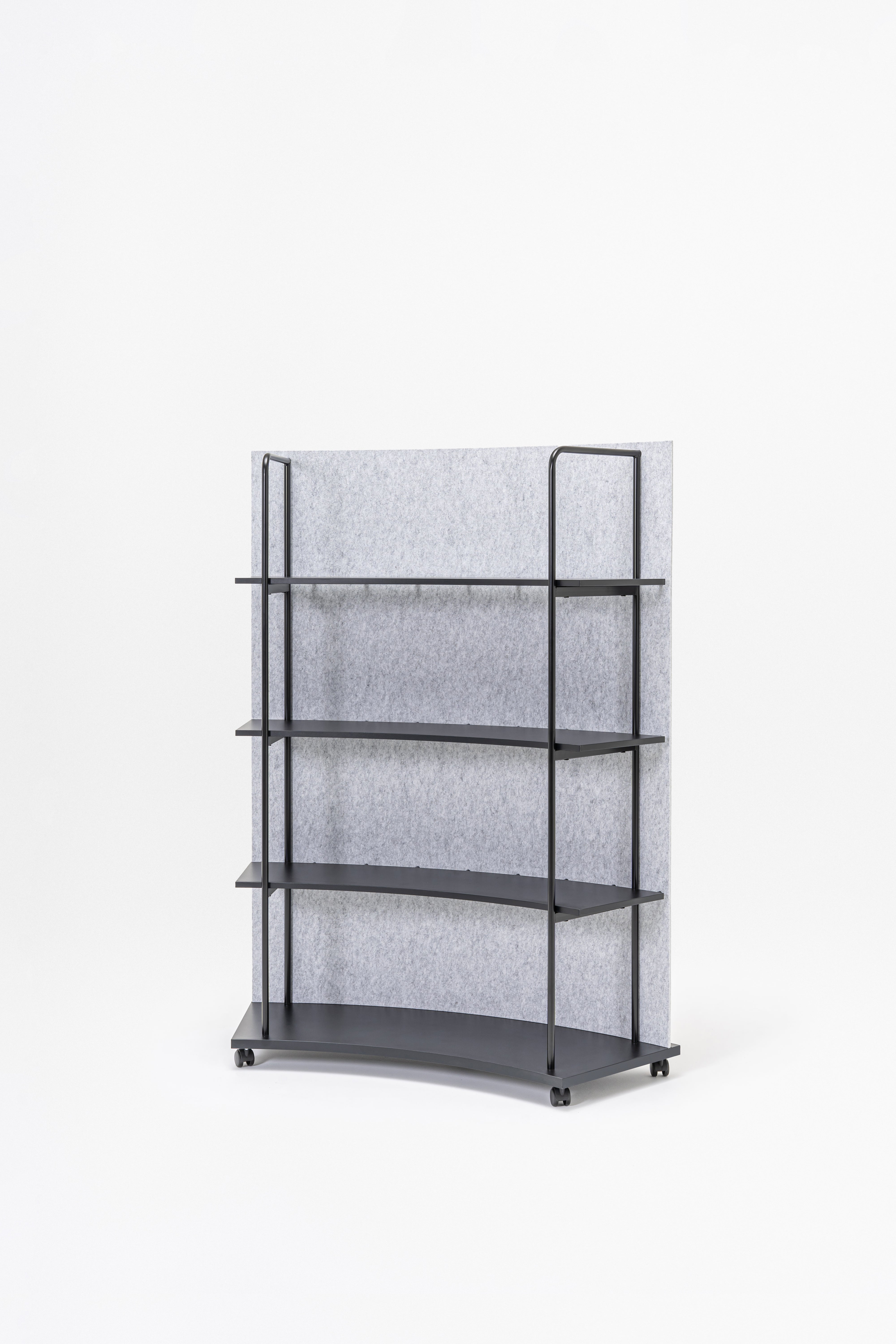 Steel shelving tanca rear from felt
