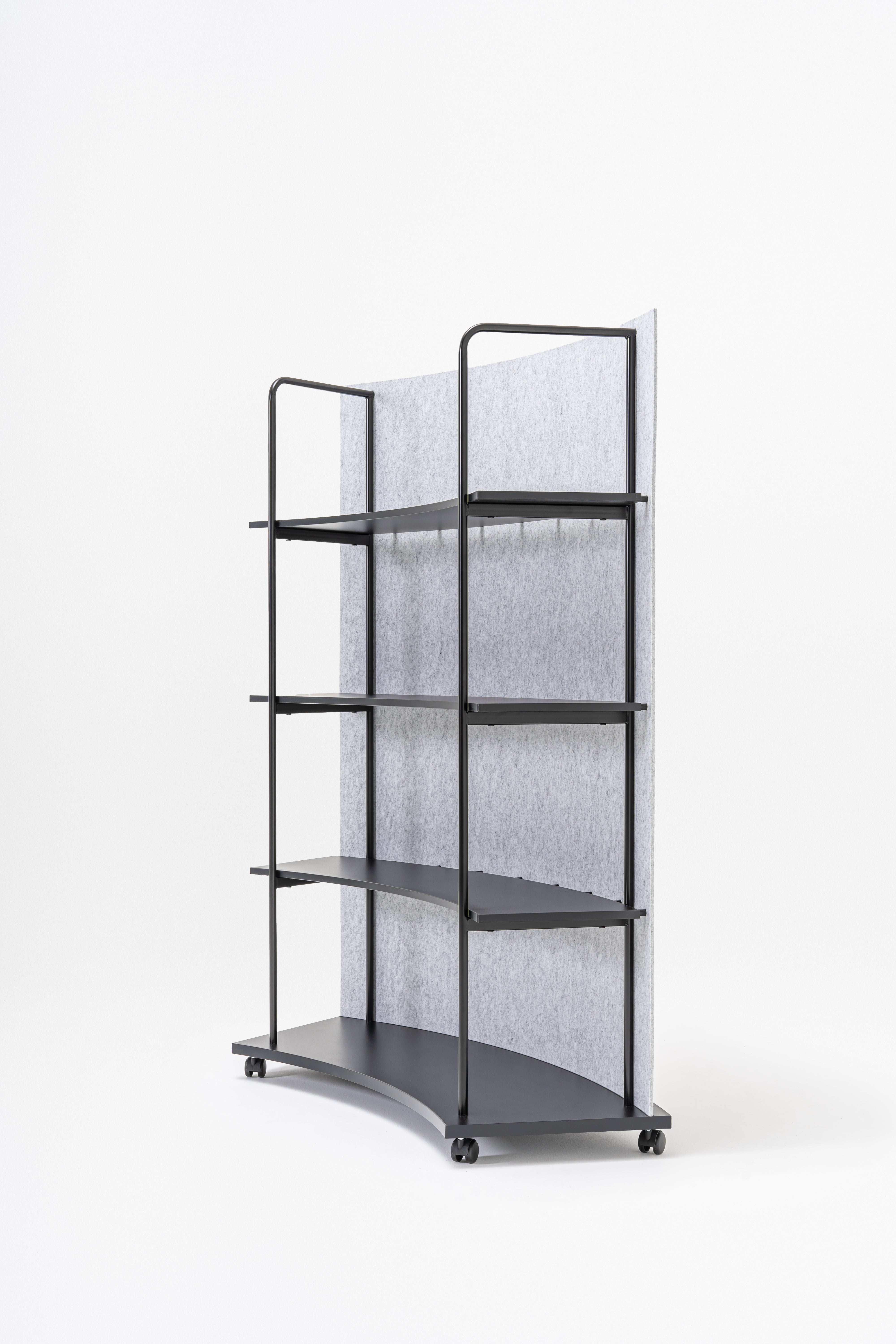 Steel shelving tanca rear from felt