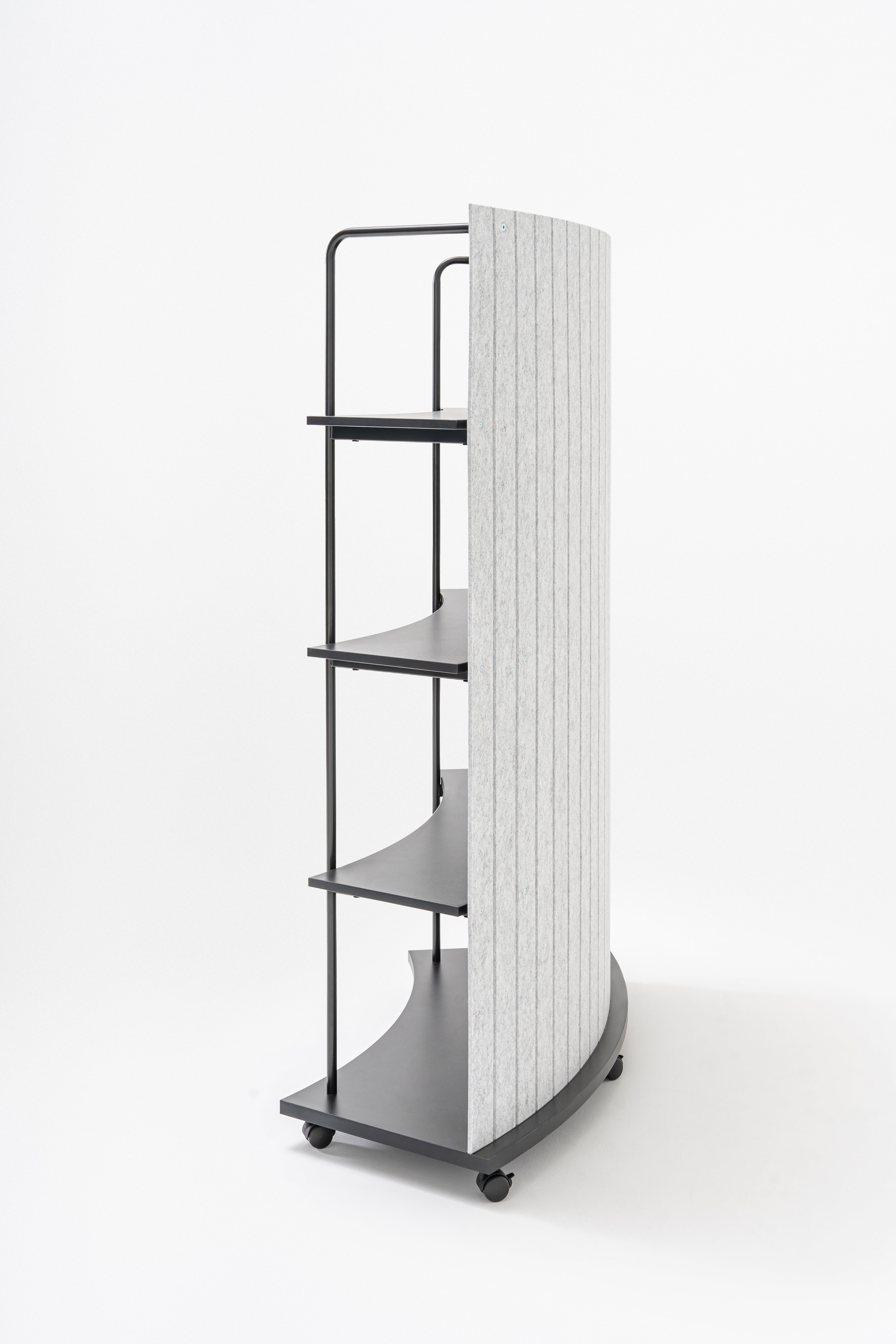Steel shelving tanca rear from felt