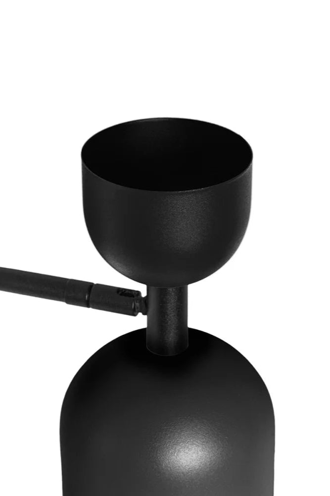 SUPURU Wandleuchte schwarz