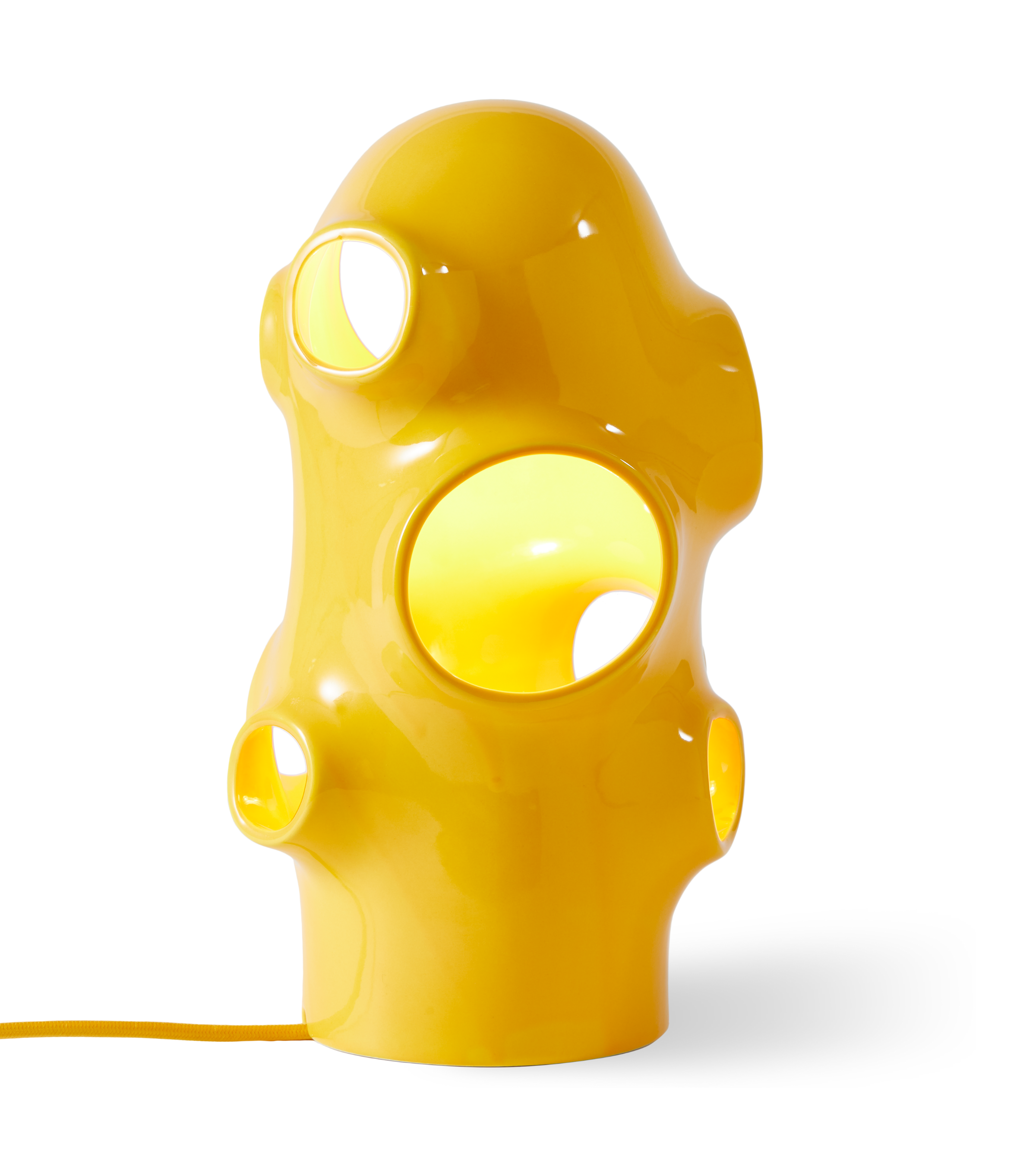 Lampa stołowa BULLE pomarańczowy