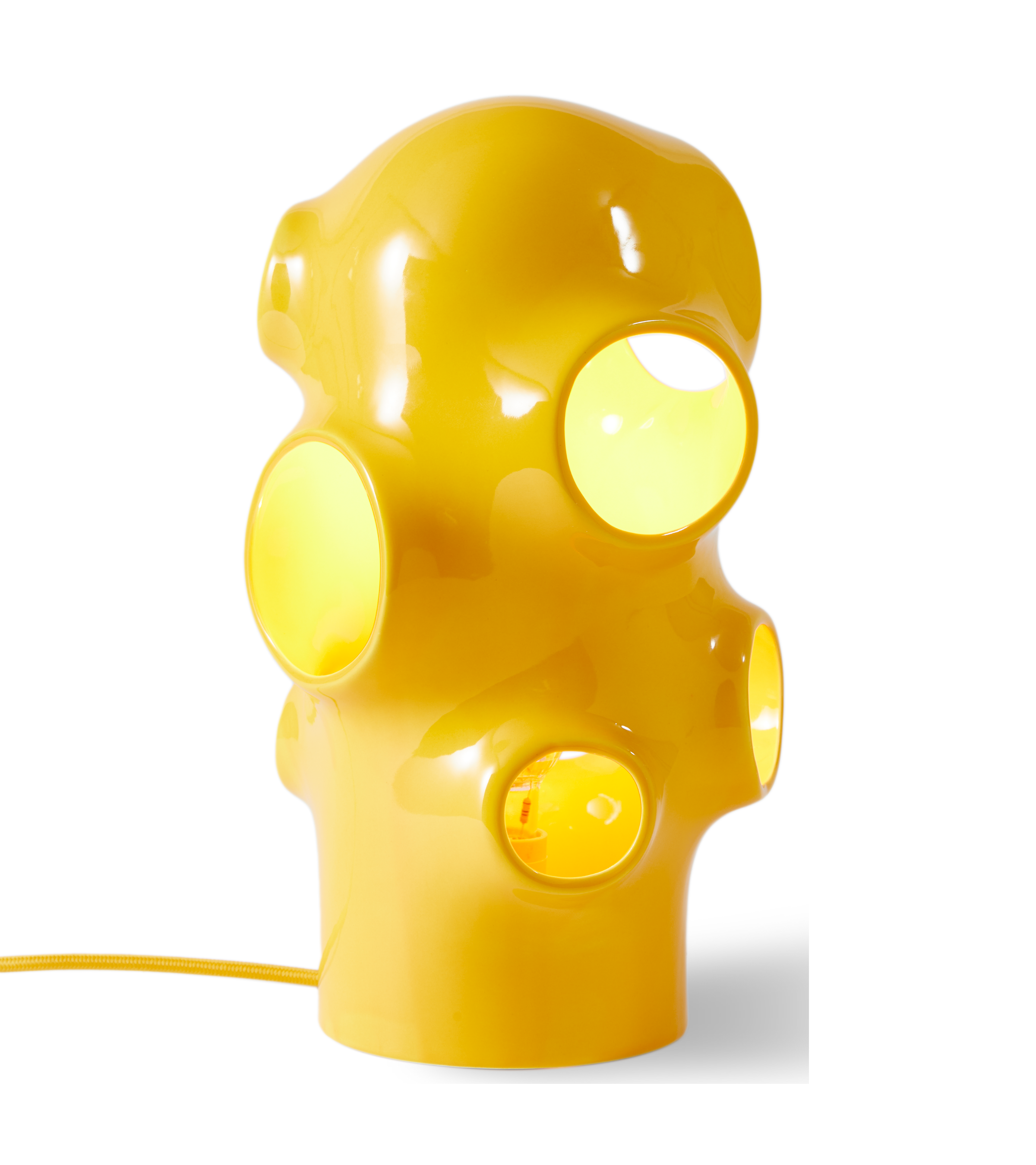 Lampa stołowa BULLE pomarańczowy