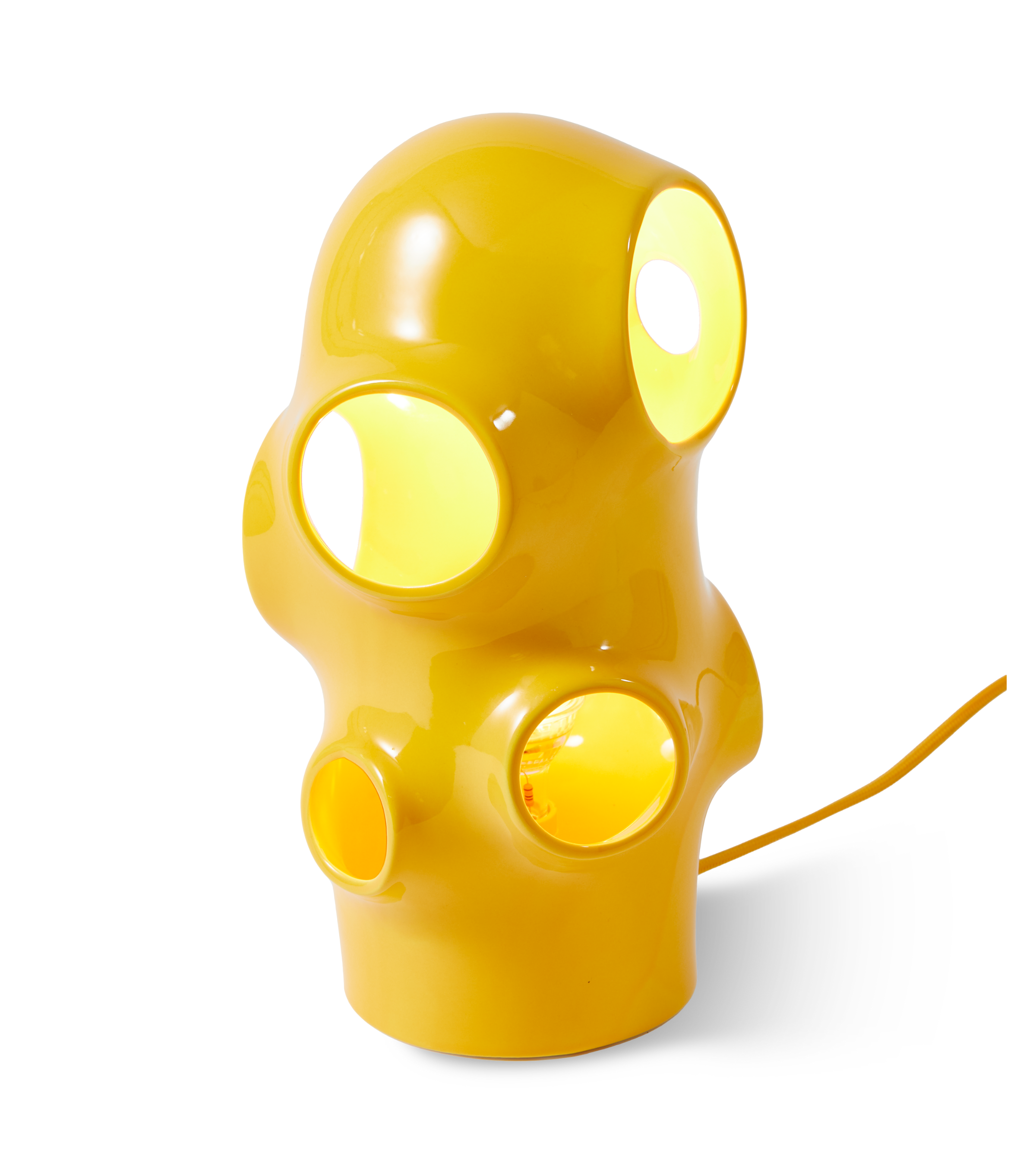 Lampa stołowa BULLE pomarańczowy