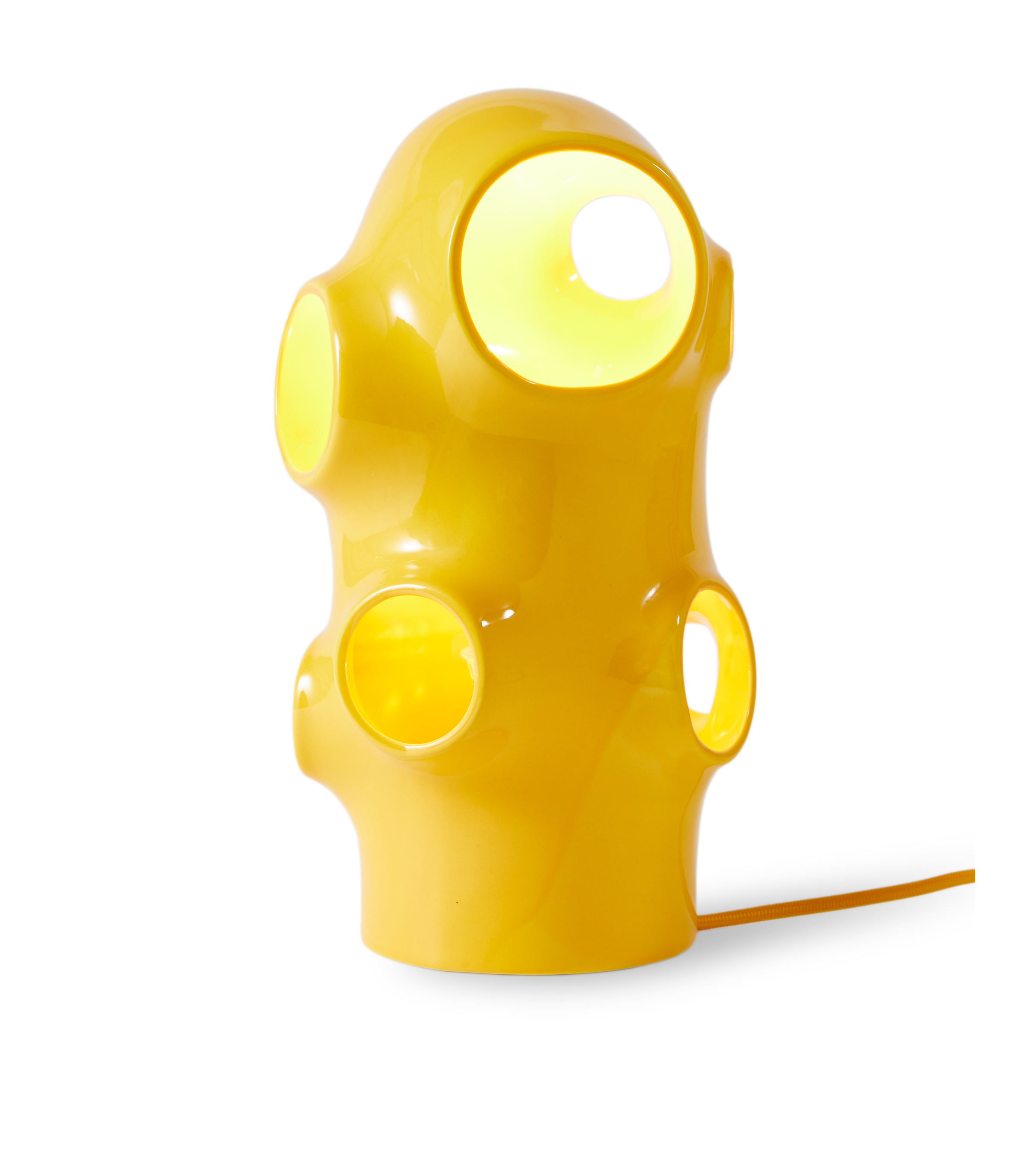 Lampa stołowa BULLE pomarańczowy