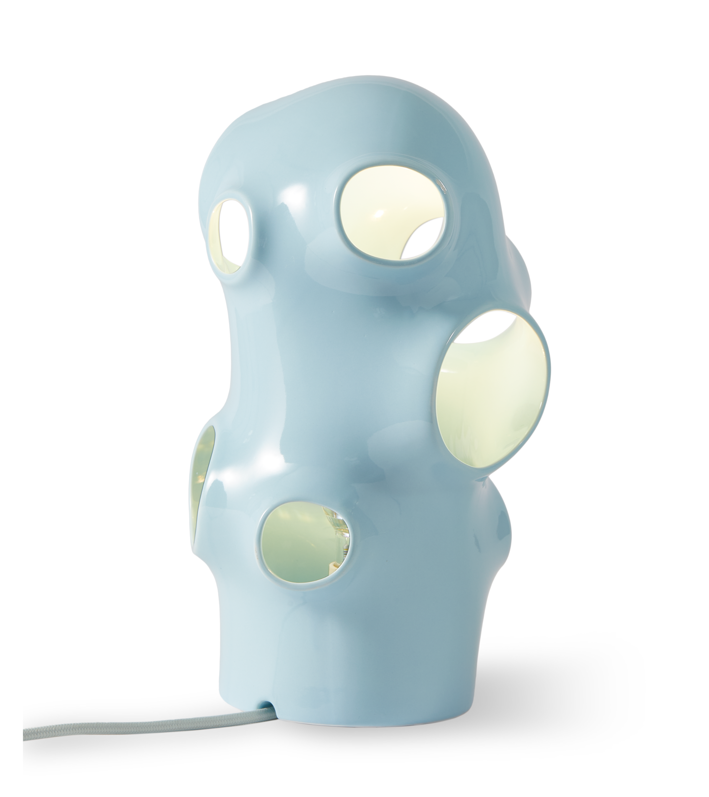 Lampa stołowa BULLE jasnoniebieski