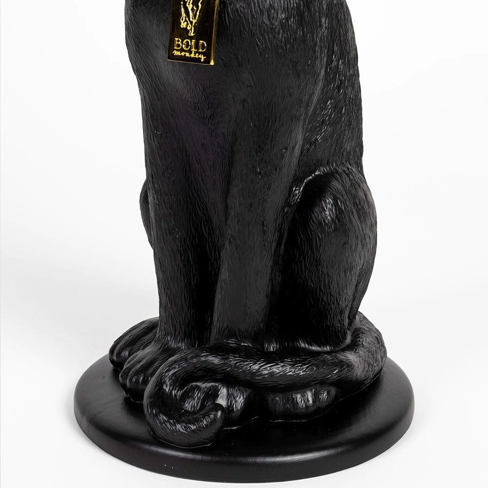 Świecznik PROUDLY CROWNED PANTHER czarny Bold Monkey Eye on Design