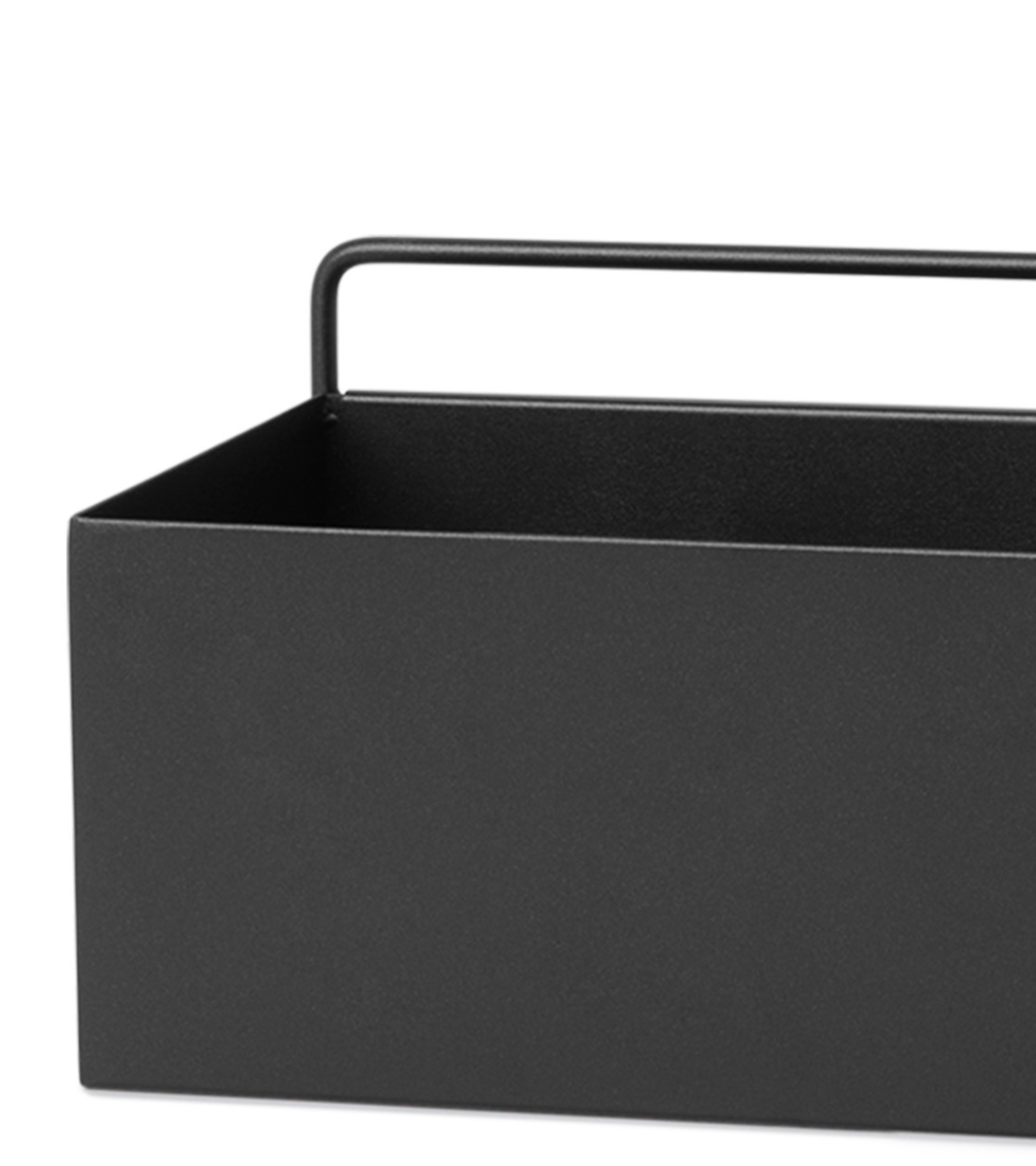 Wisząca doniczka WALL RECTANGLE BOX czarny