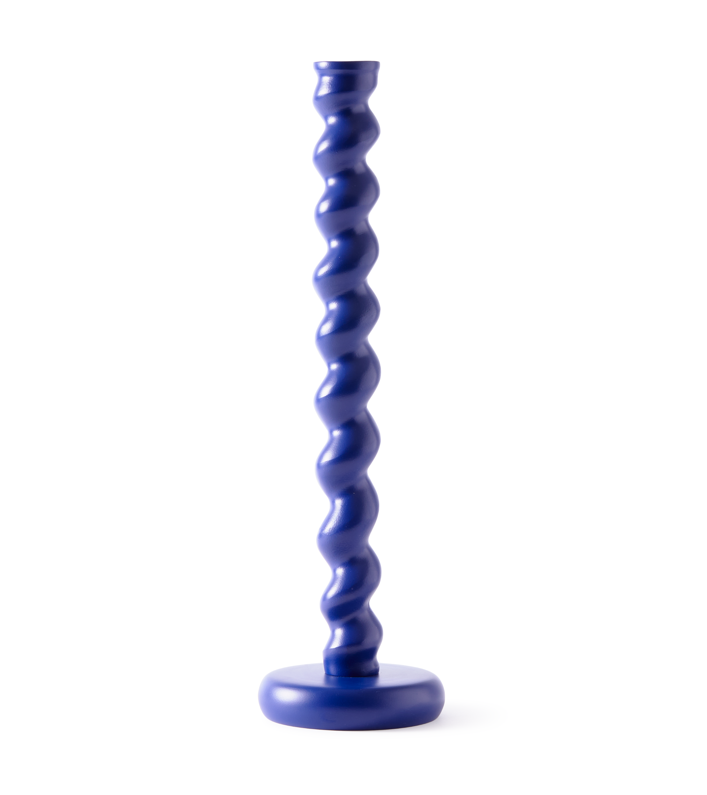 Świecznik TWISTER ciemnoniebieski