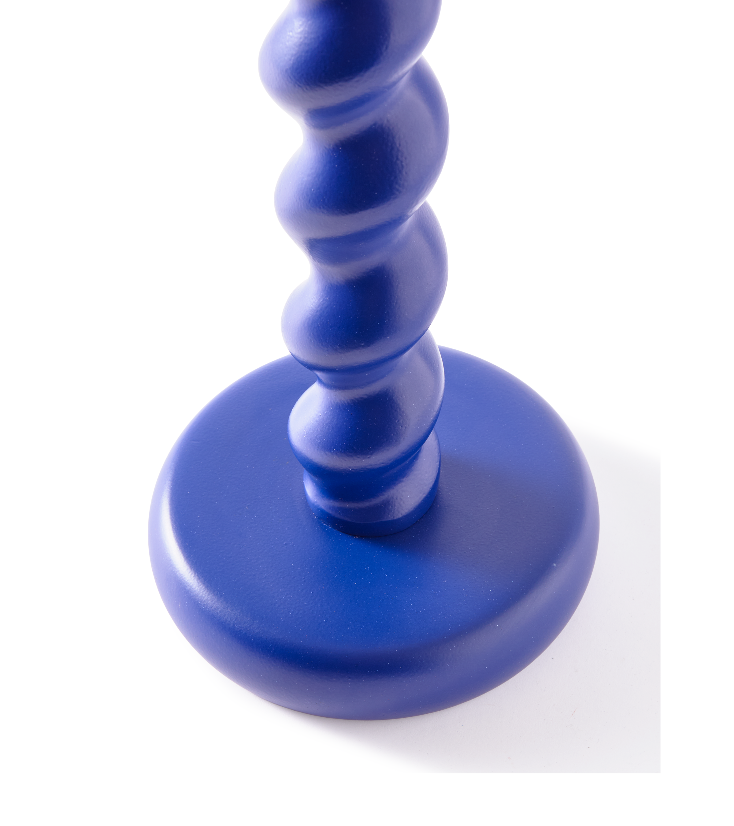 Świecznik TWISTER ciemnoniebieski