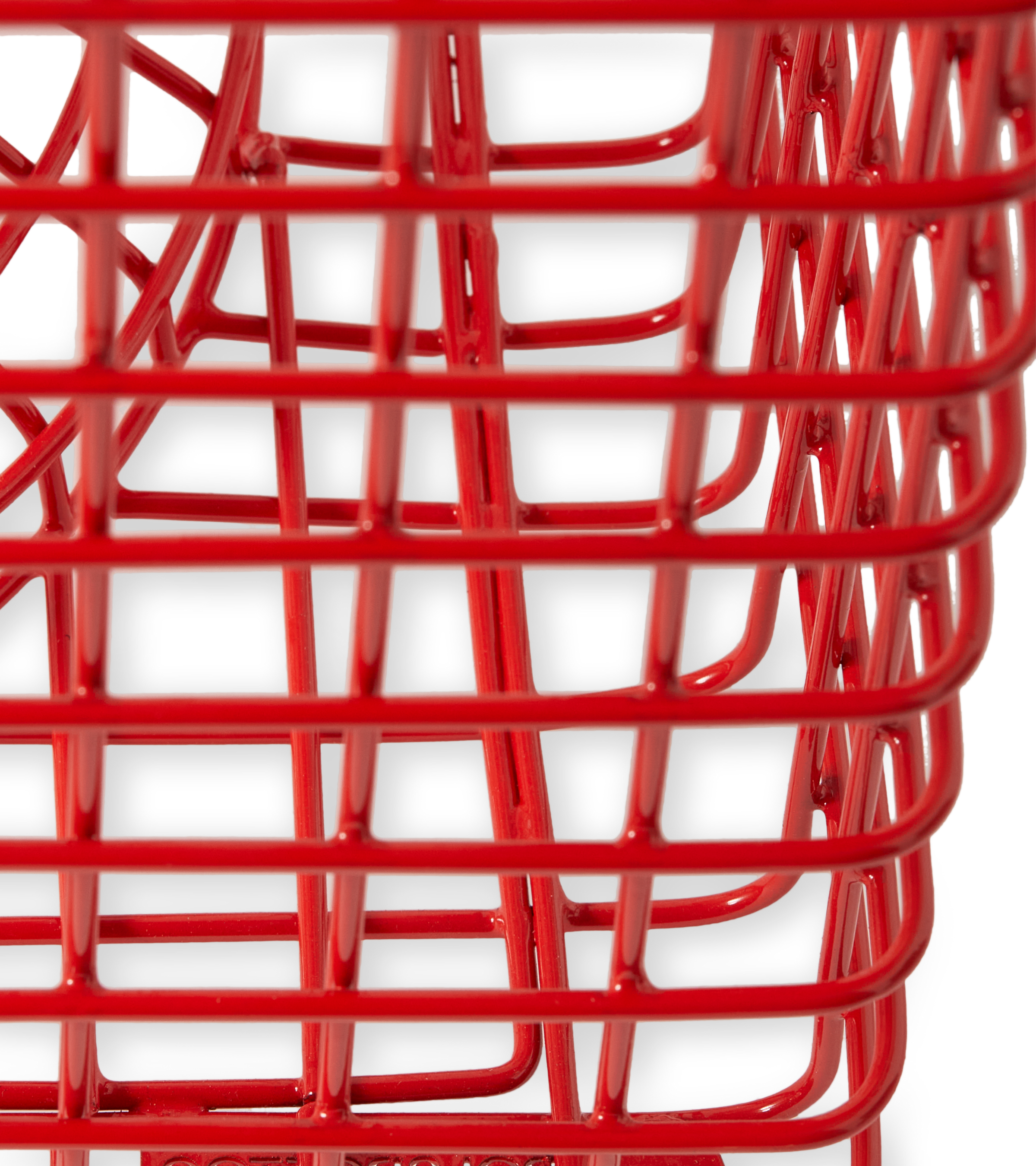 Stołek dekoracyjny TIP TAP WIRE czerwony