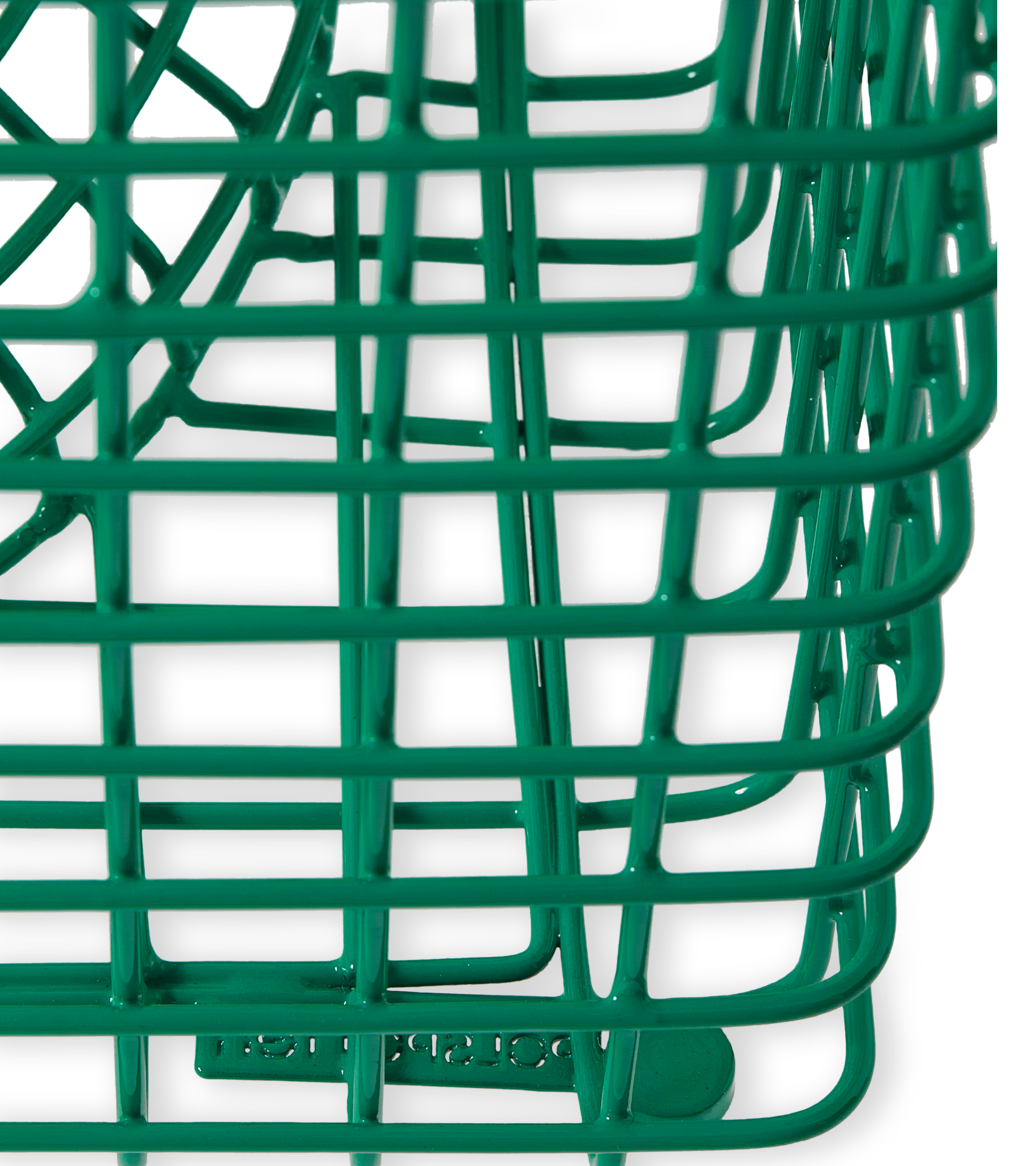 Stołek dekoracyjny ZIG ZAG WIRE zielony