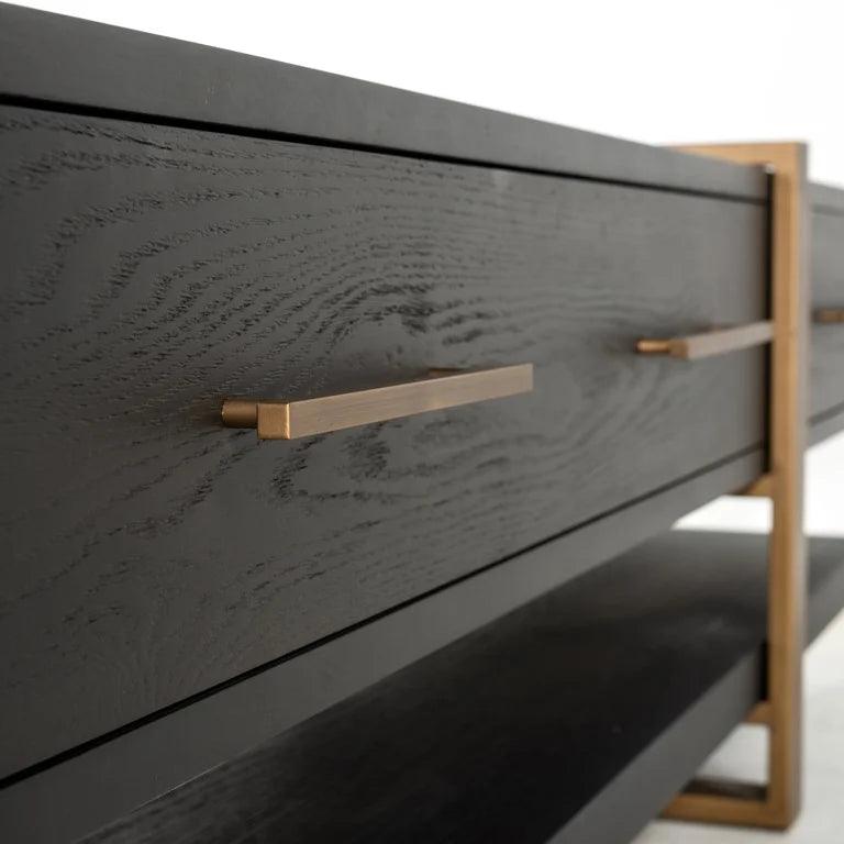 Szafka RTV CAMBON mosiądz Richmond Interiors Eye on Design